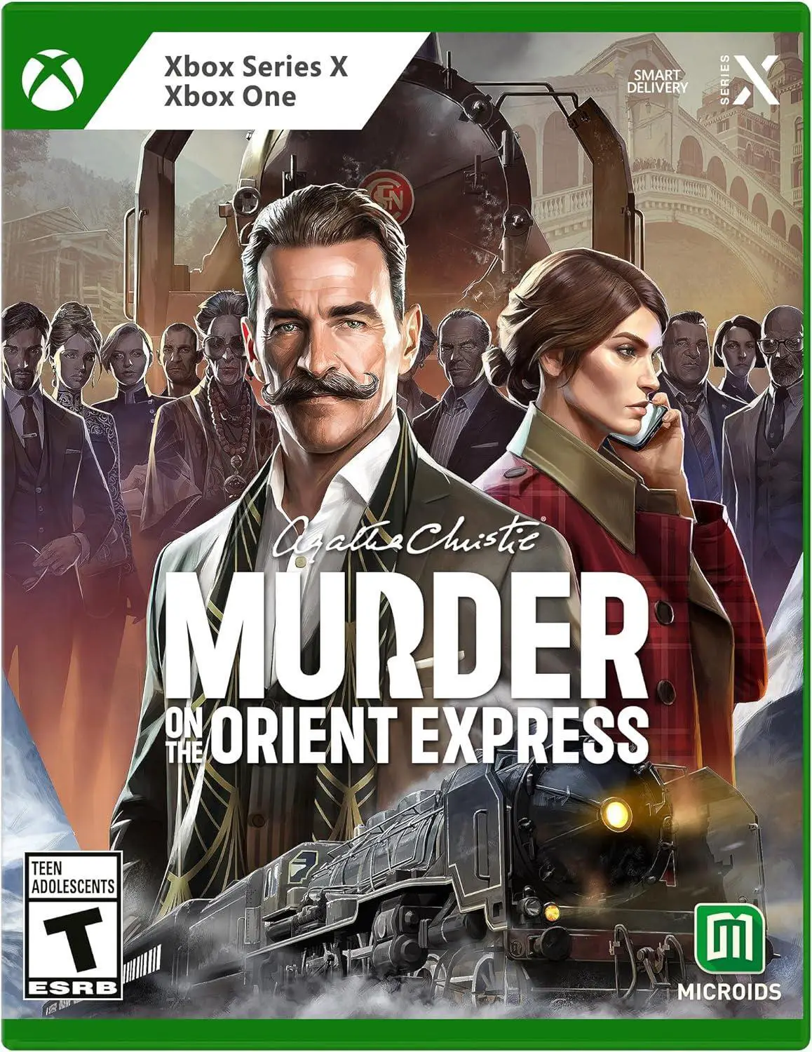 Capa de Agatha Christie: Murder on the Orient Express