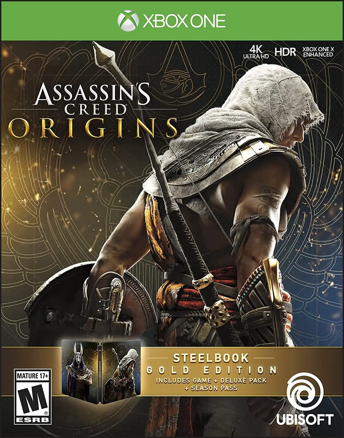 Capa de Assassin's Creed: Origins [Steelbook Gold Edition]