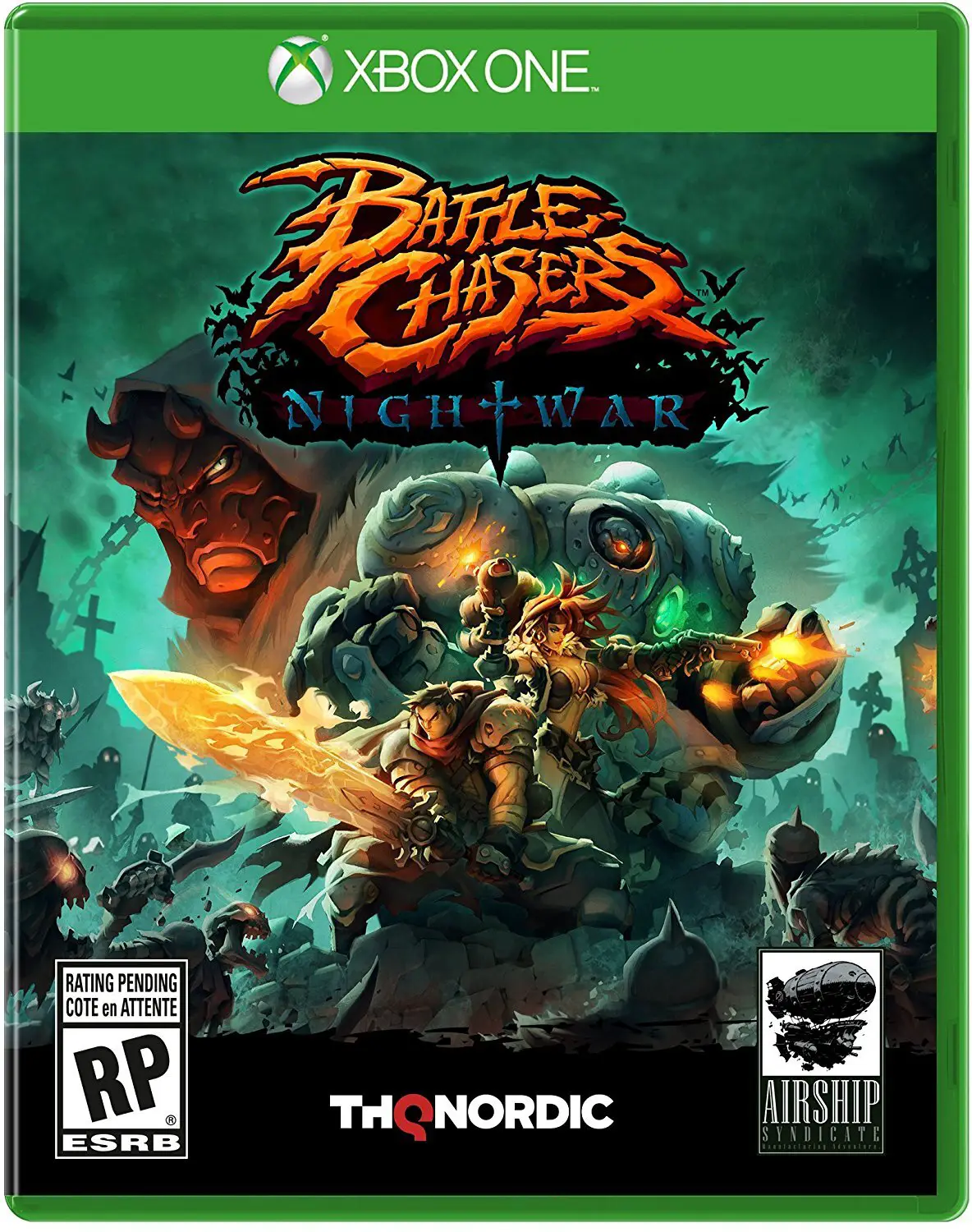 Capa de Battle Chasers: Nightwar