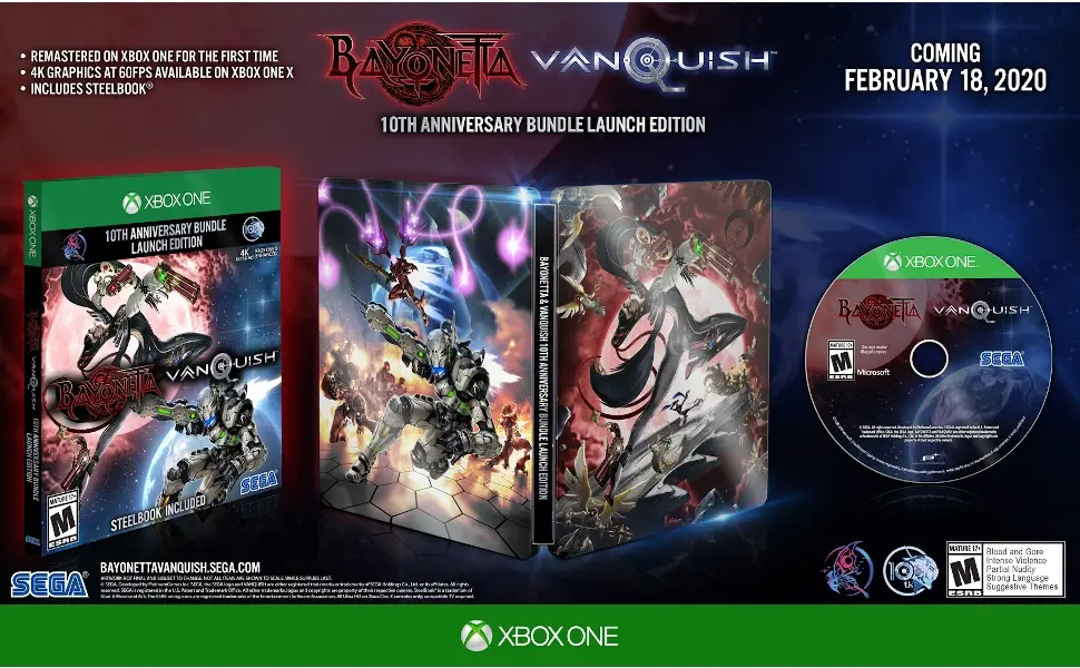 Capa de Bayonetta & Vanquish [10th Anniversary Bundle Launch Edition]