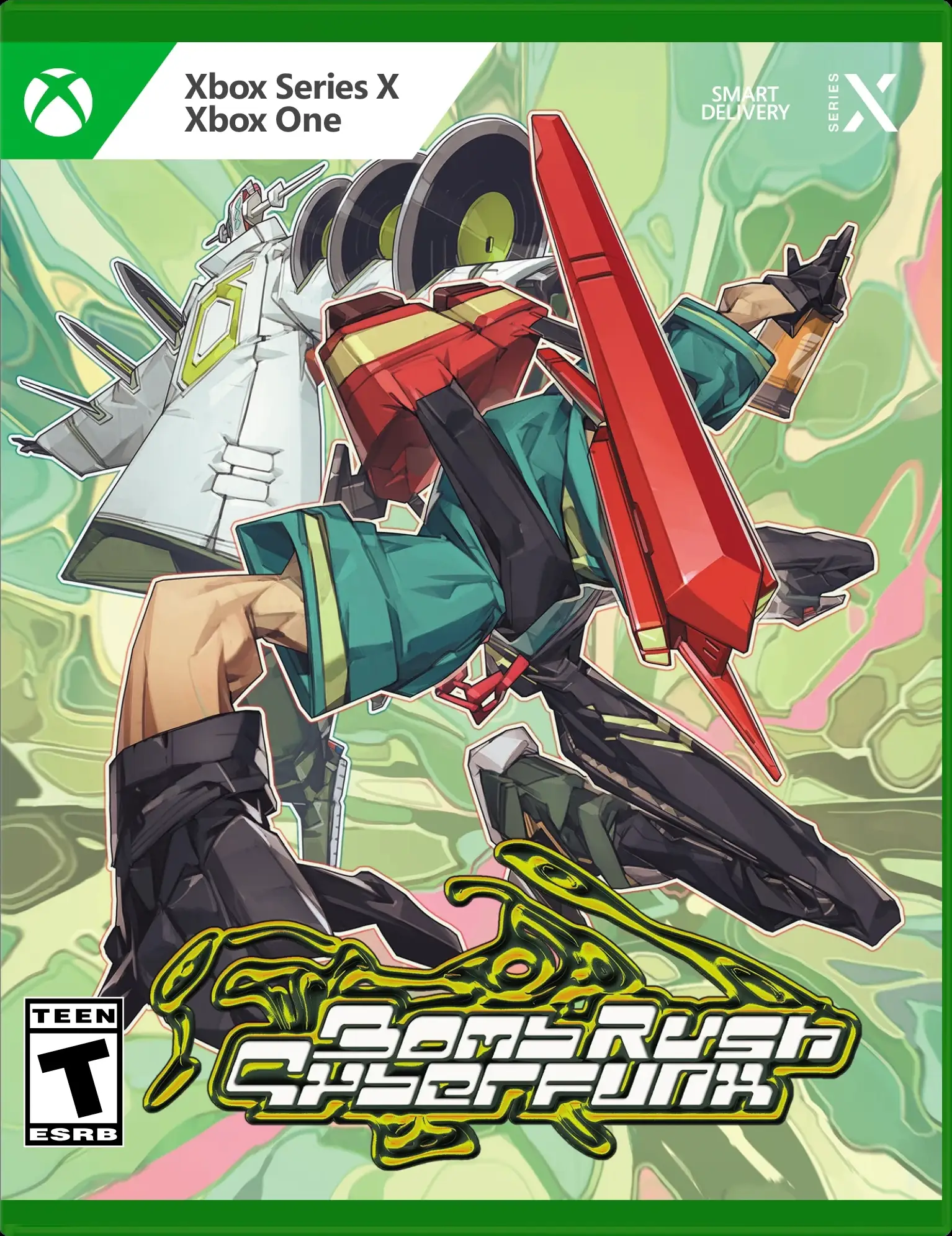 Capa de Bomb Rush Cyberfunk
