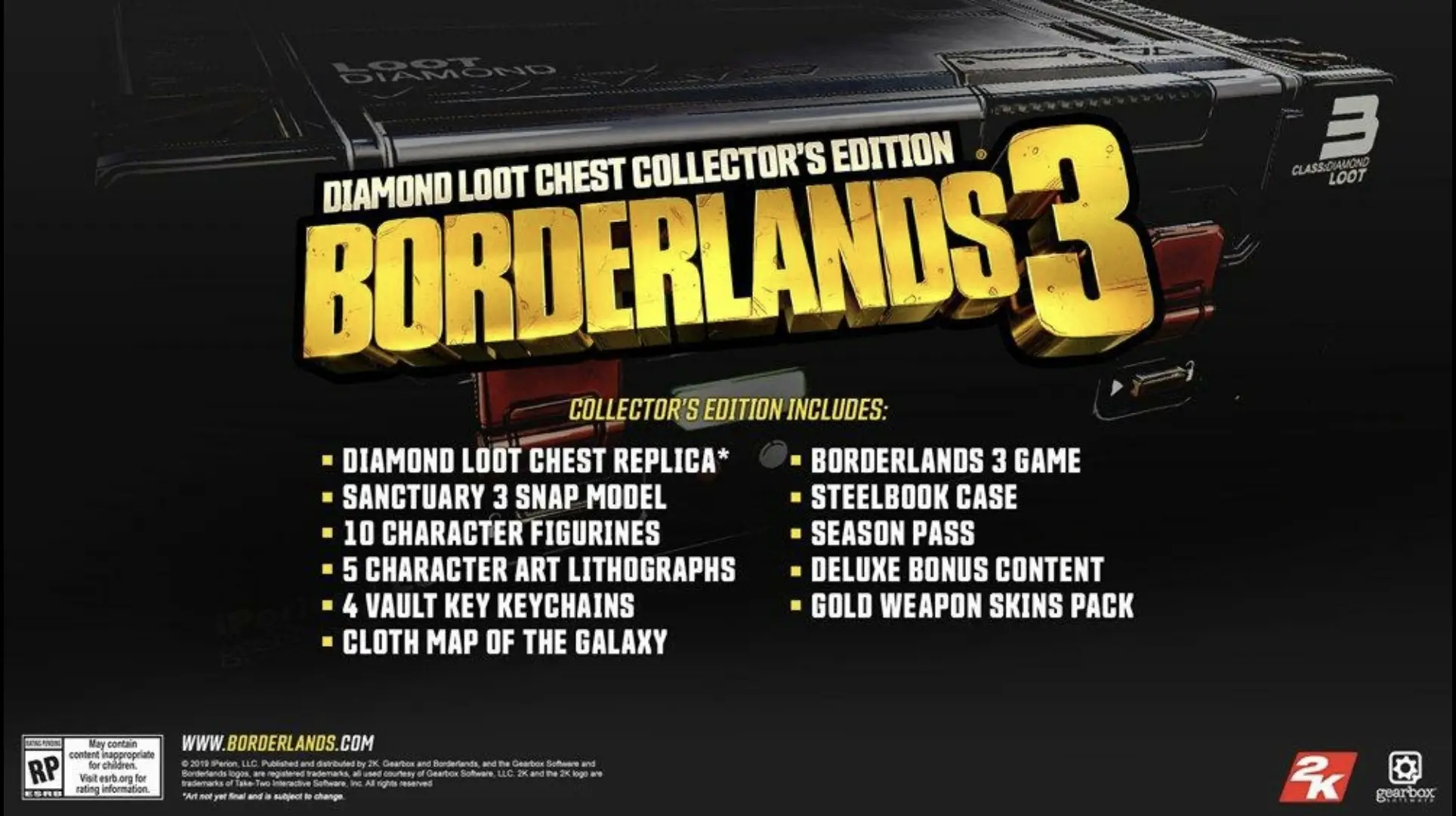Capa de Borderlands 3 [Collector's Edition Only at GameStop]
