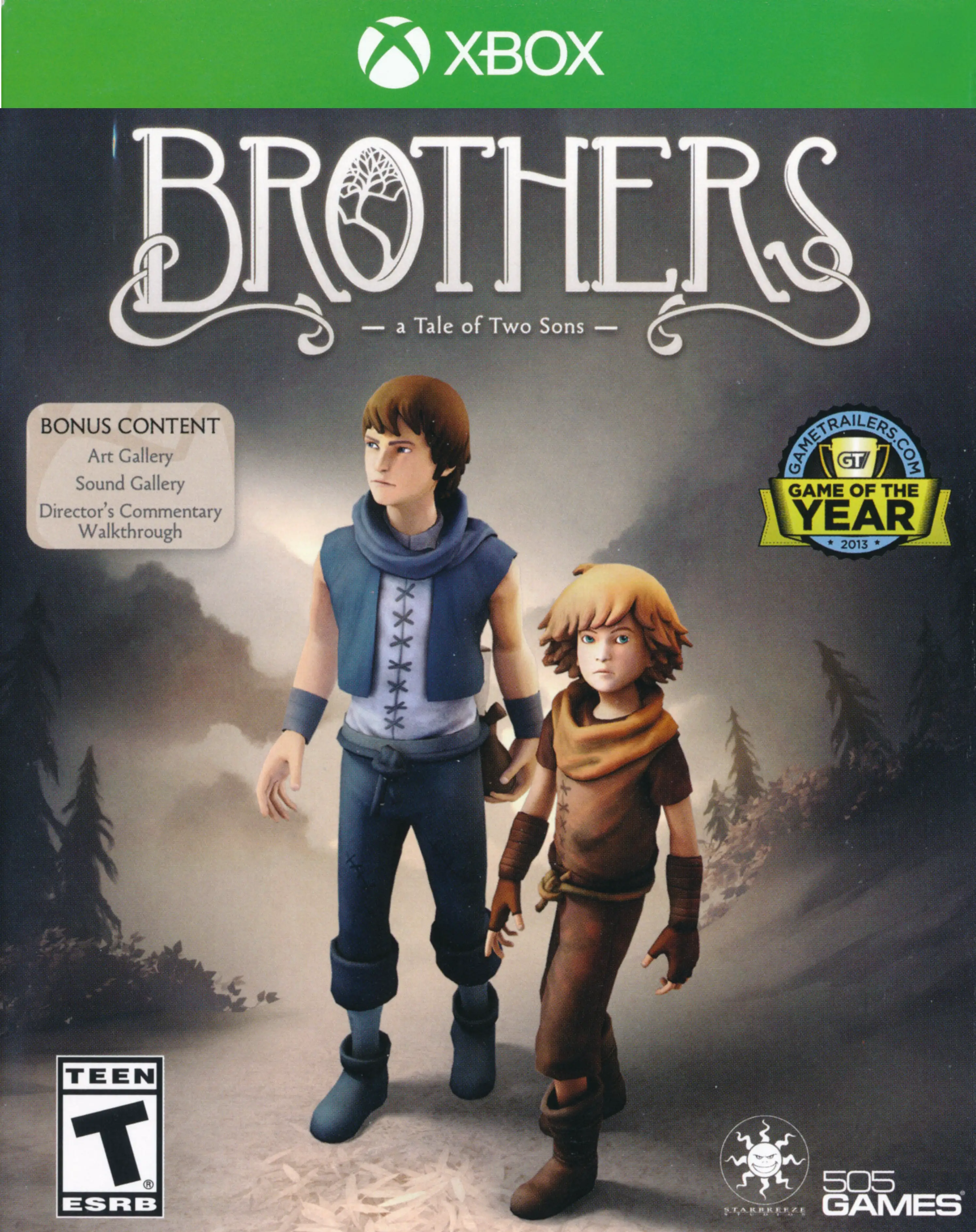 Capa de Brothers: A Tale of Two Sons