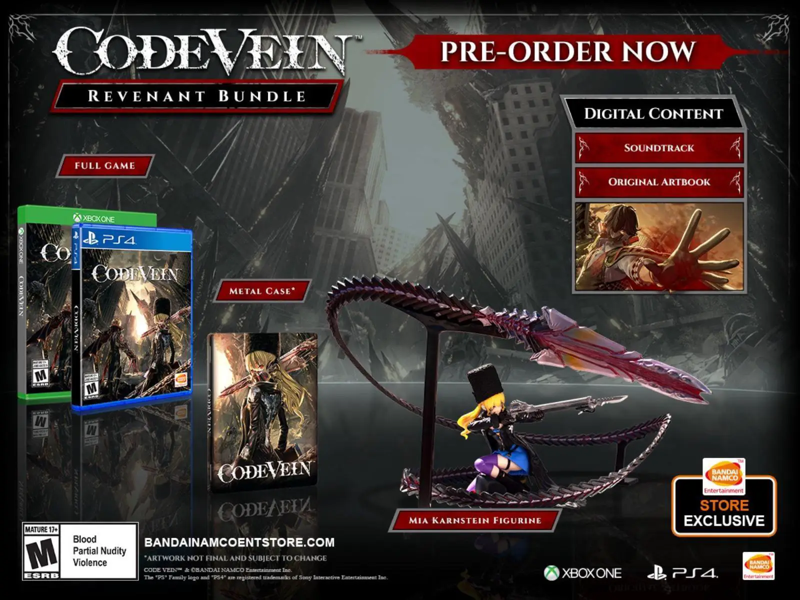 Capa de Code Vein [Revenant Bundle]