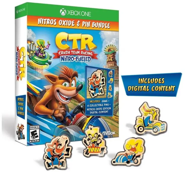 Capa de Crash Team Racing: Nitro-Fueled [Nitros Oxide & Pin Bundle]