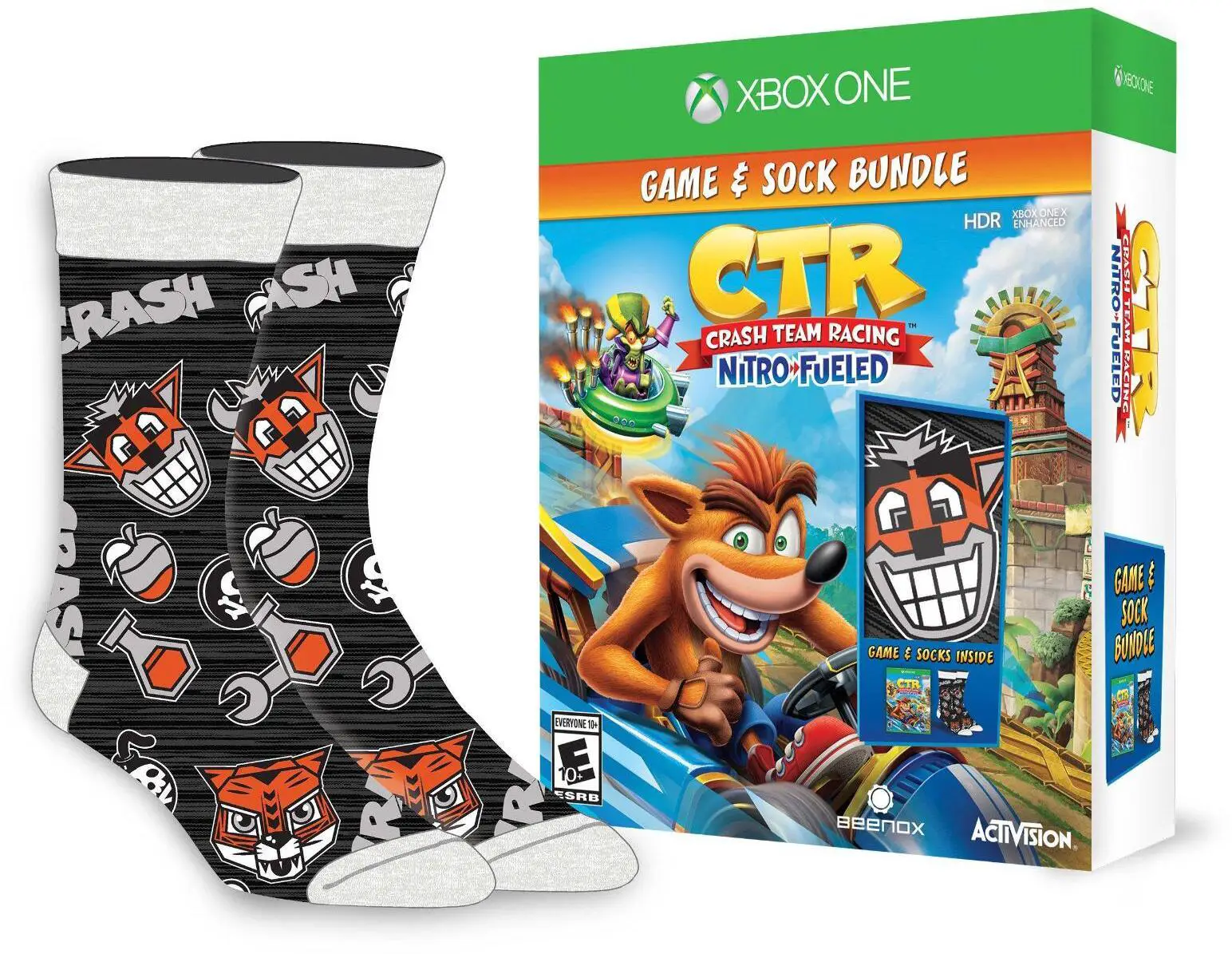 Capa de Crash Team Racing: Nitro Fueled [Sock Bundle]