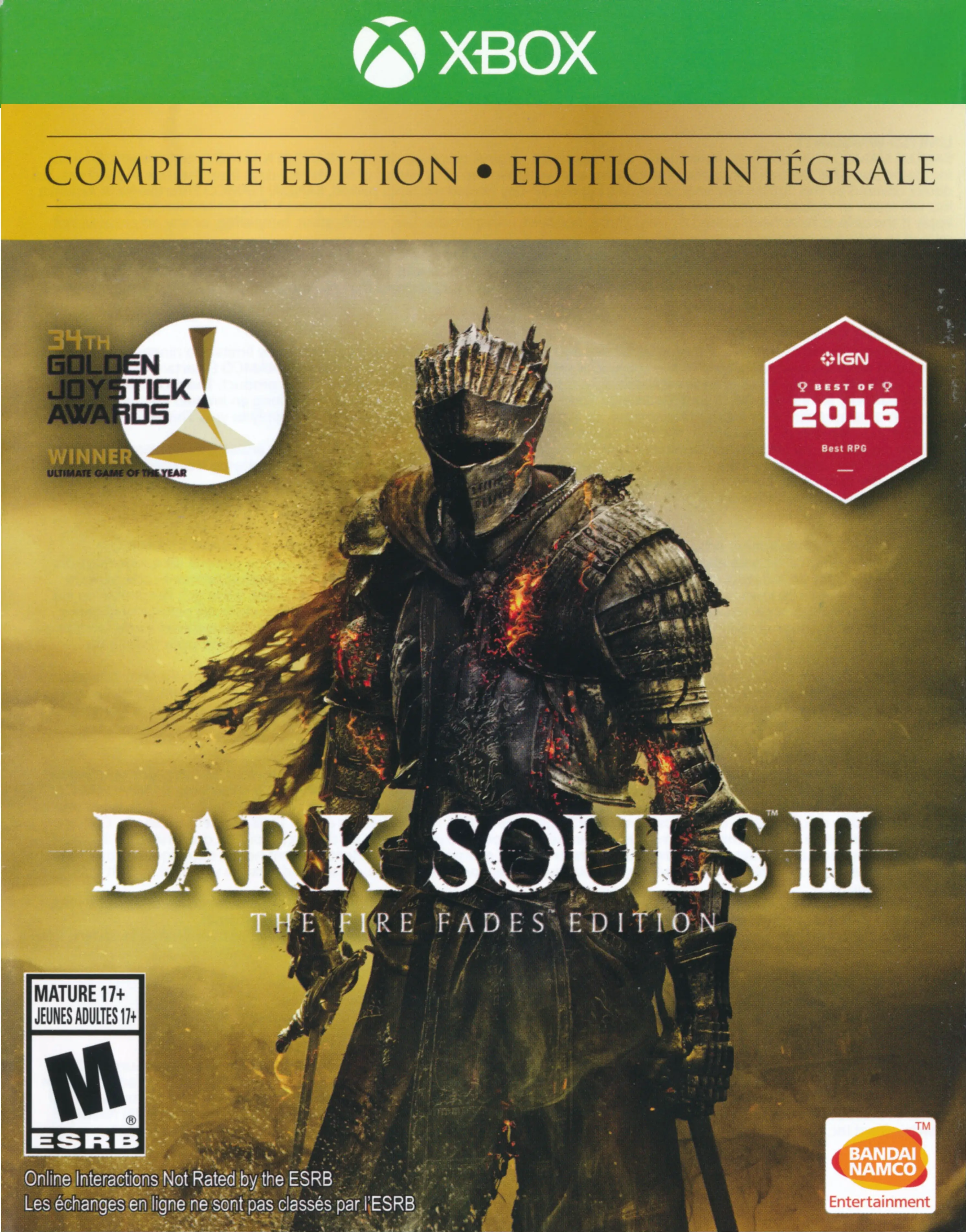 Capa de Dark Souls III [The Fire Fades Edition]