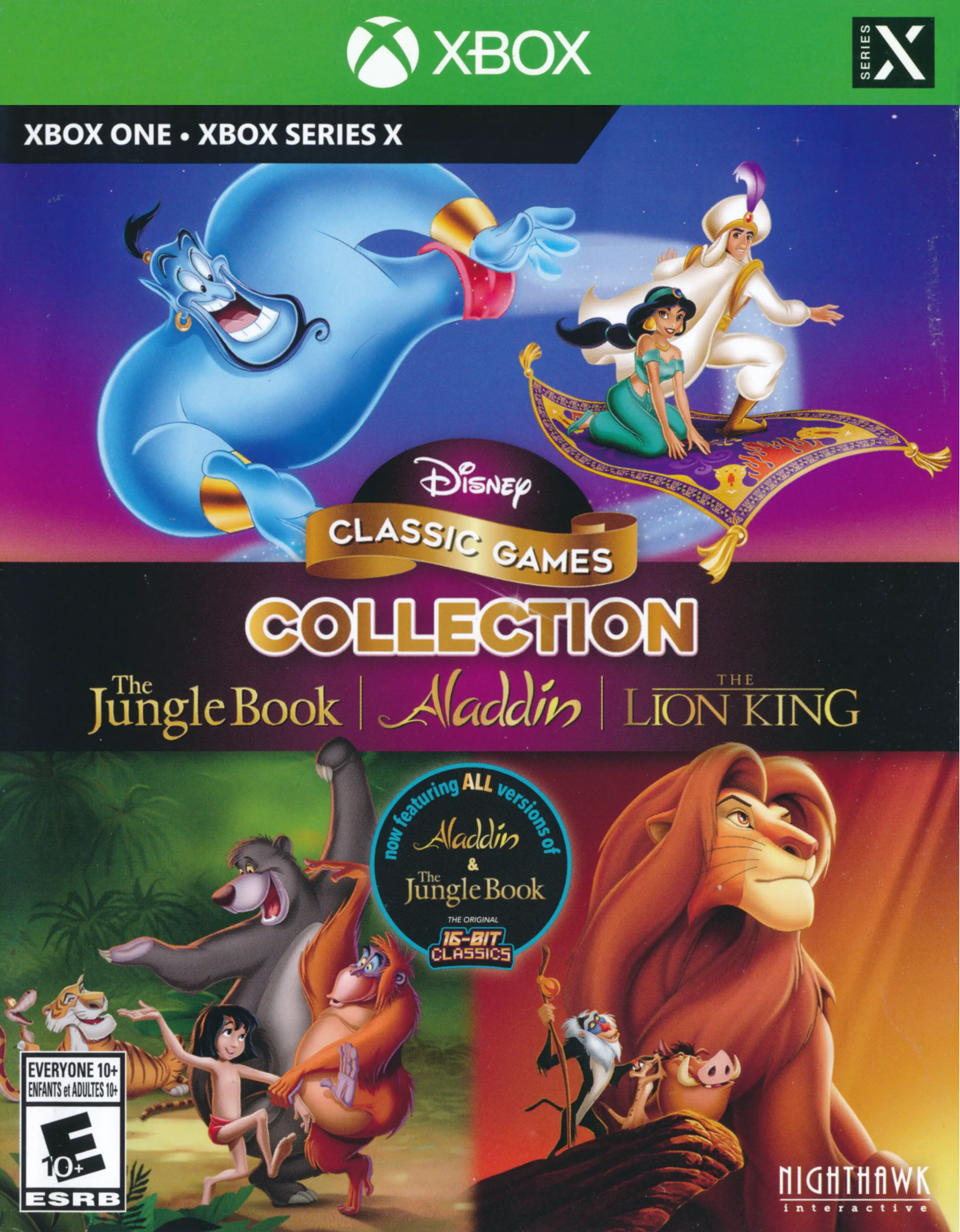 Capa de Disney Classic Games Collection: The Jungle Book, Aladdin & The Lion King