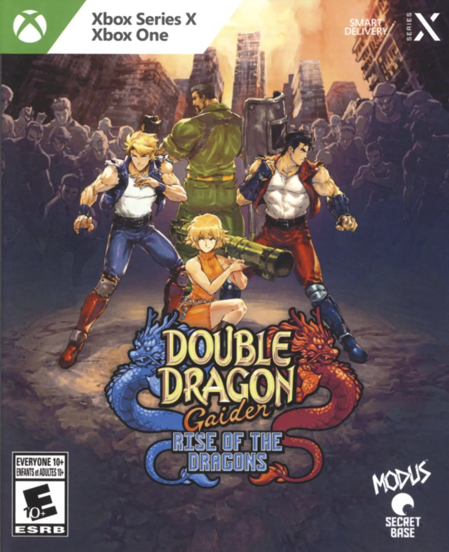 Capa de Double Dragon Gaiden: Rise of the Dragons