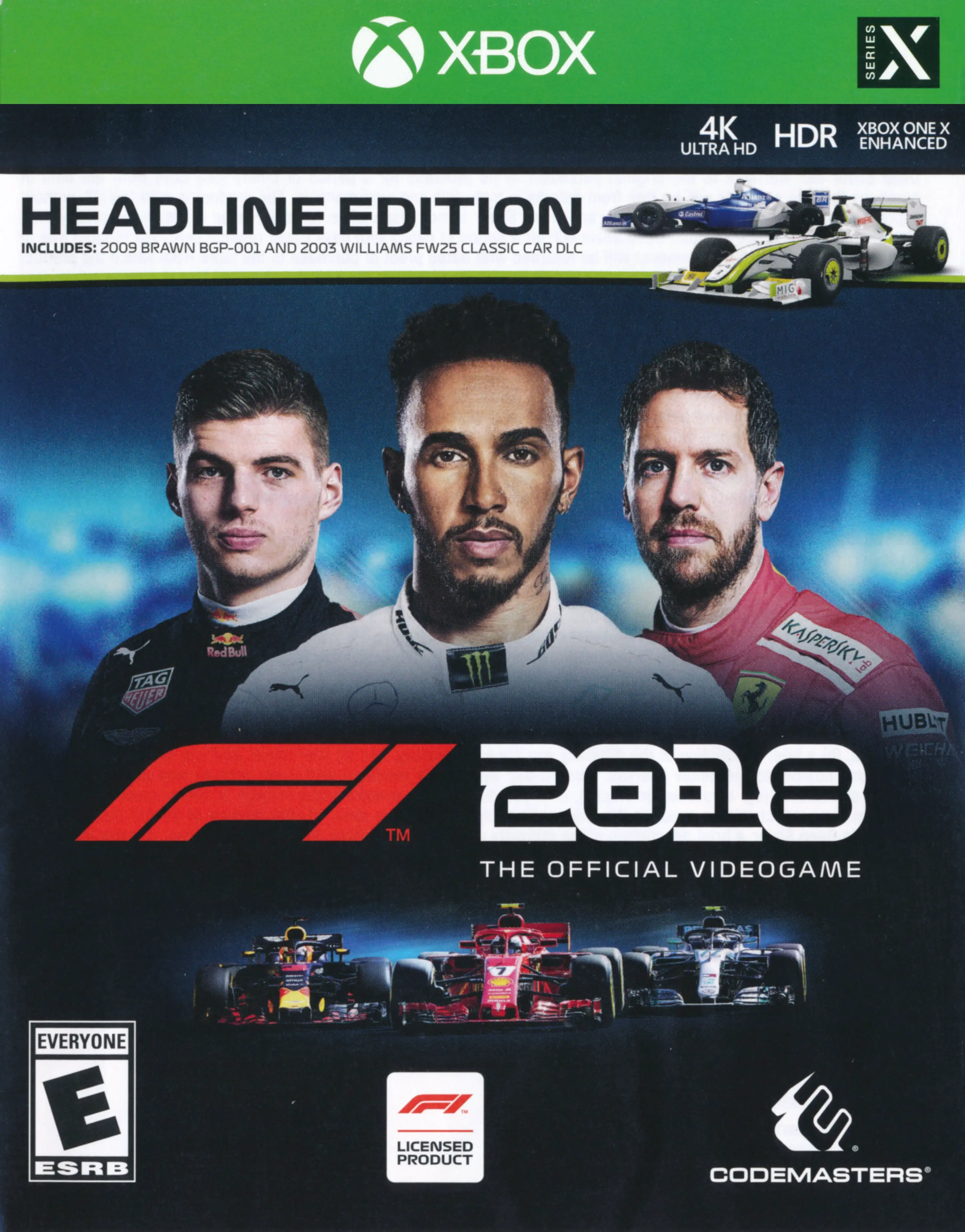 Capa de F1 2018 [Headline Edition]