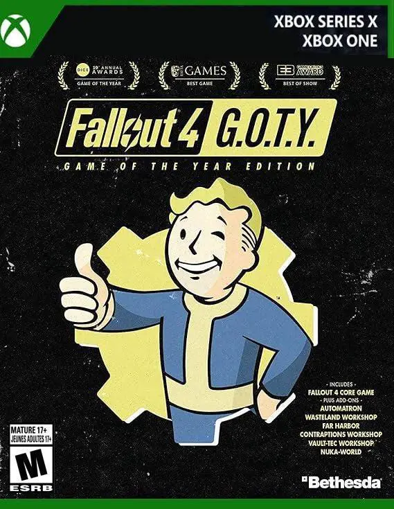 Capa de Fallout 4 [Game Of The Year Edition] [Cross-Gen]