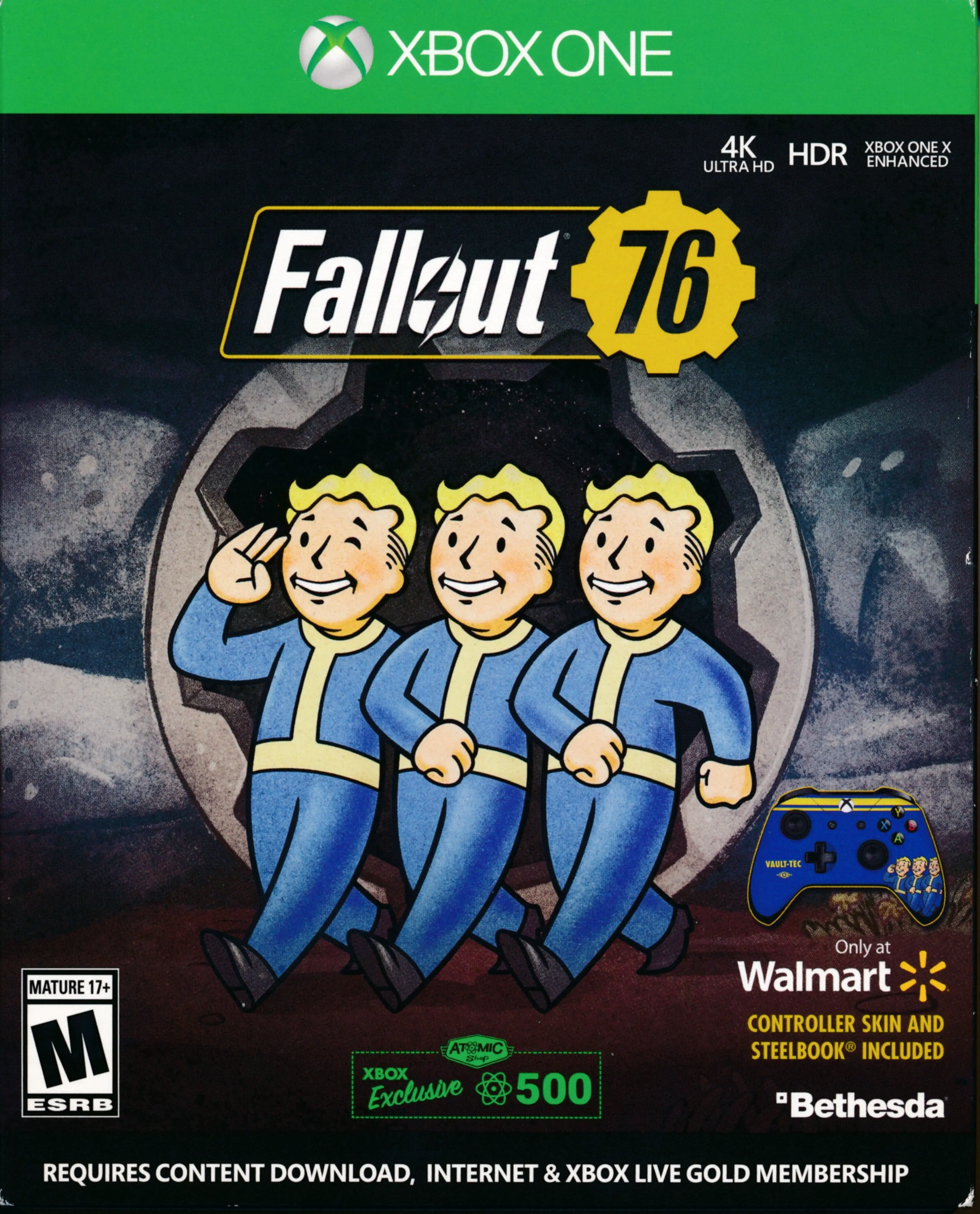 Capa de Fallout 76 [Walmart Exclusive Steelbook]