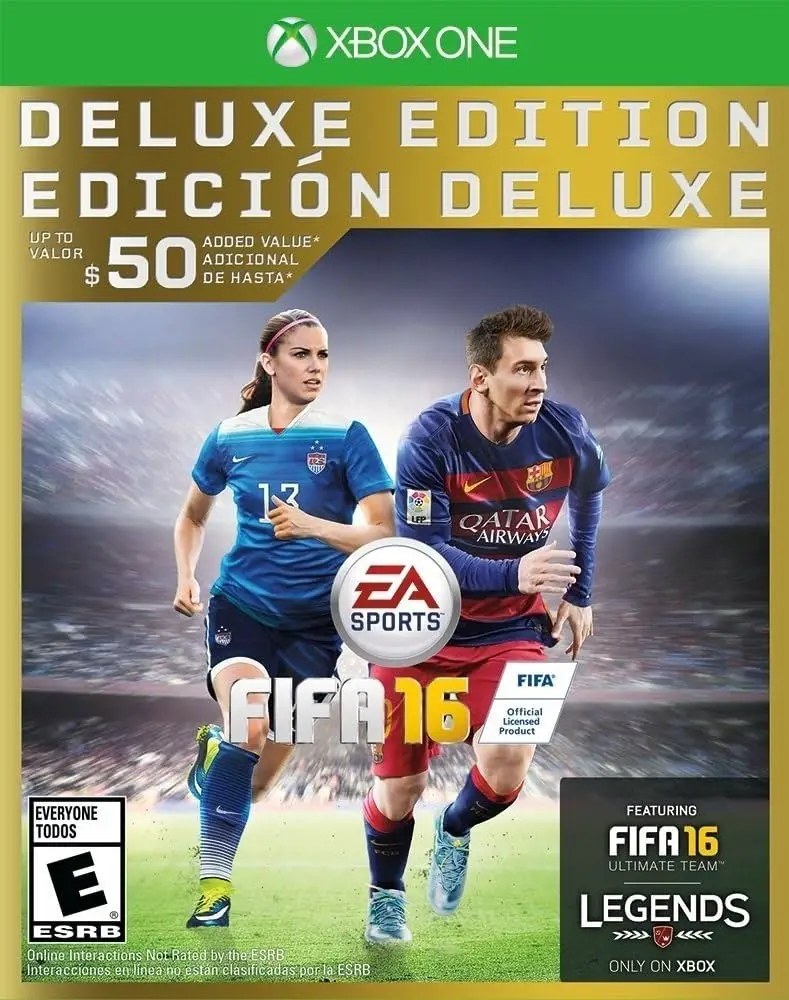 Capa de FIFA 16 deluxe edition