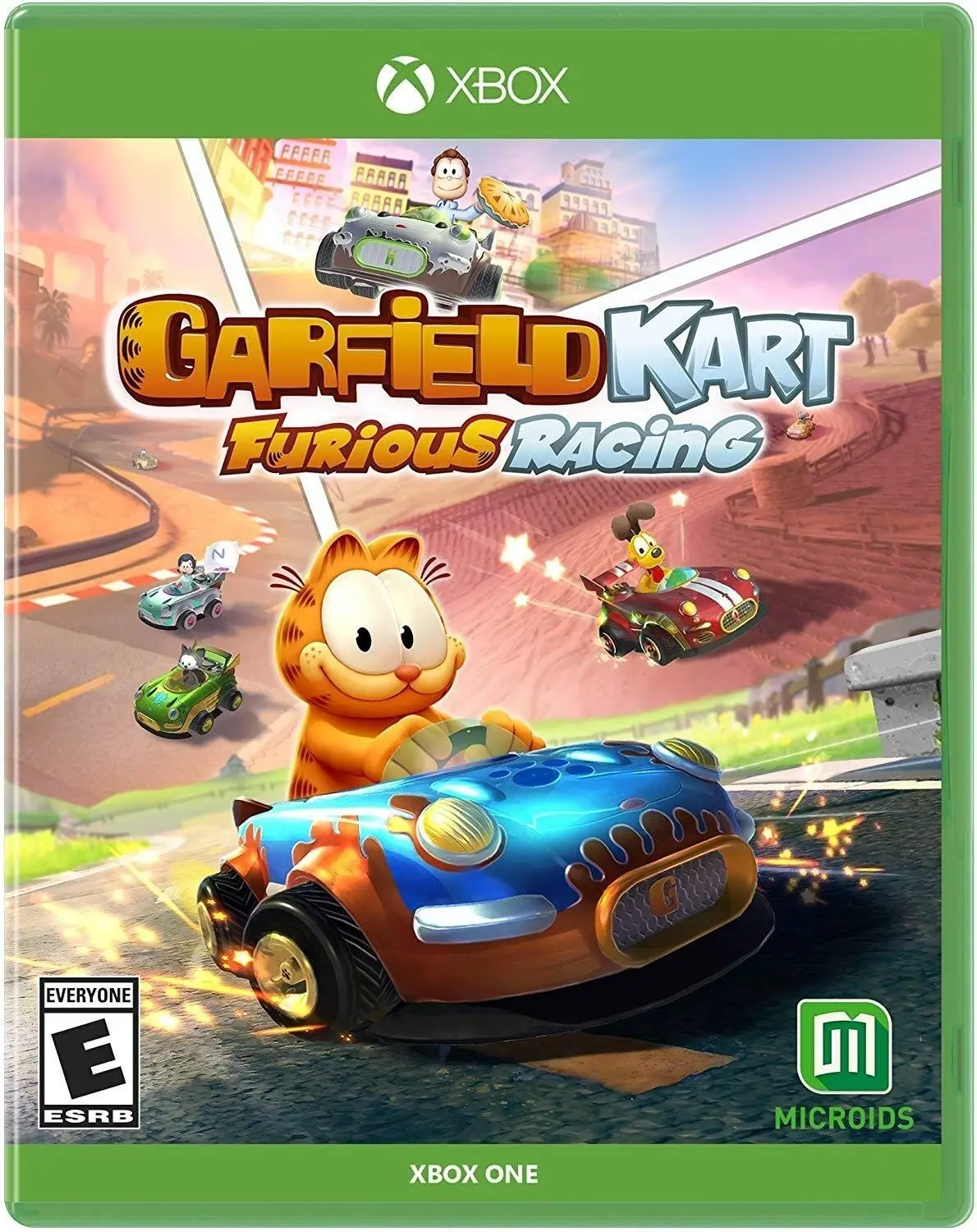 Capa de Garfield Kart Furious Racing