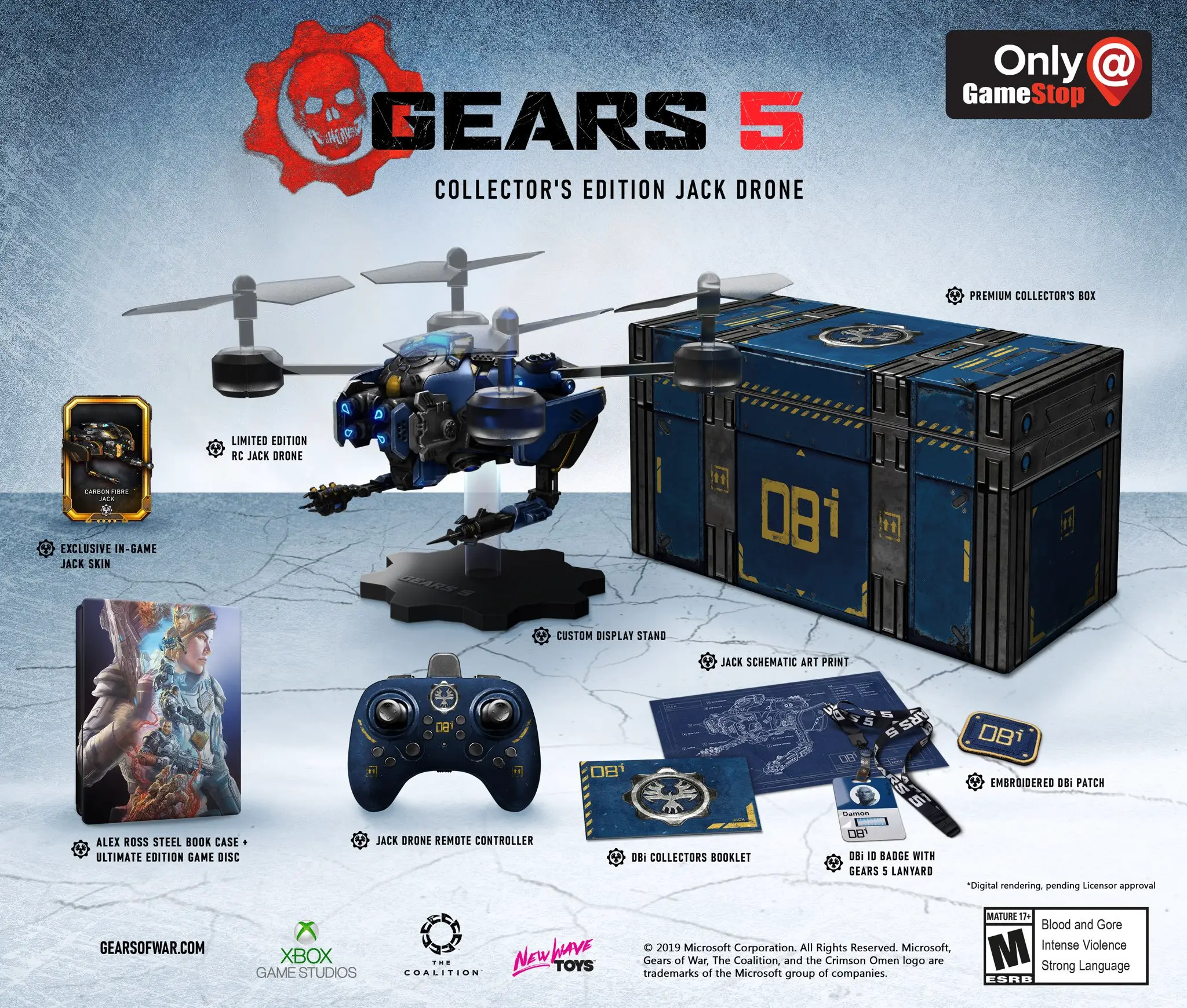 Capa de Gears 5 [Collector's Edition Jack Drone]