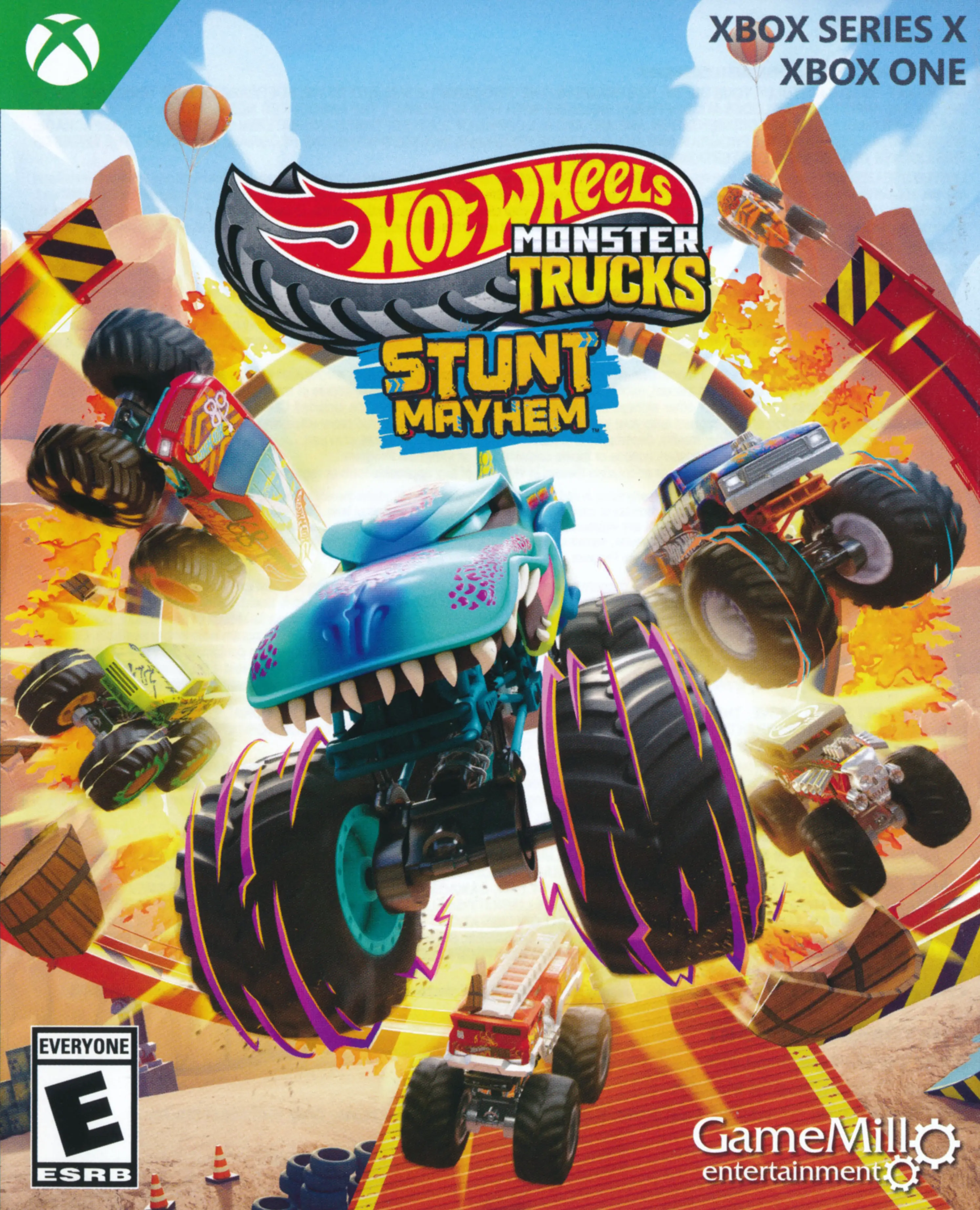 Capa de Hot Wheels Monster Trucks Stunt Mayhem