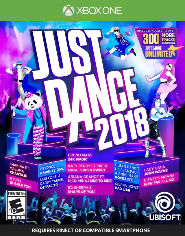 Capa de Just Dance 2018