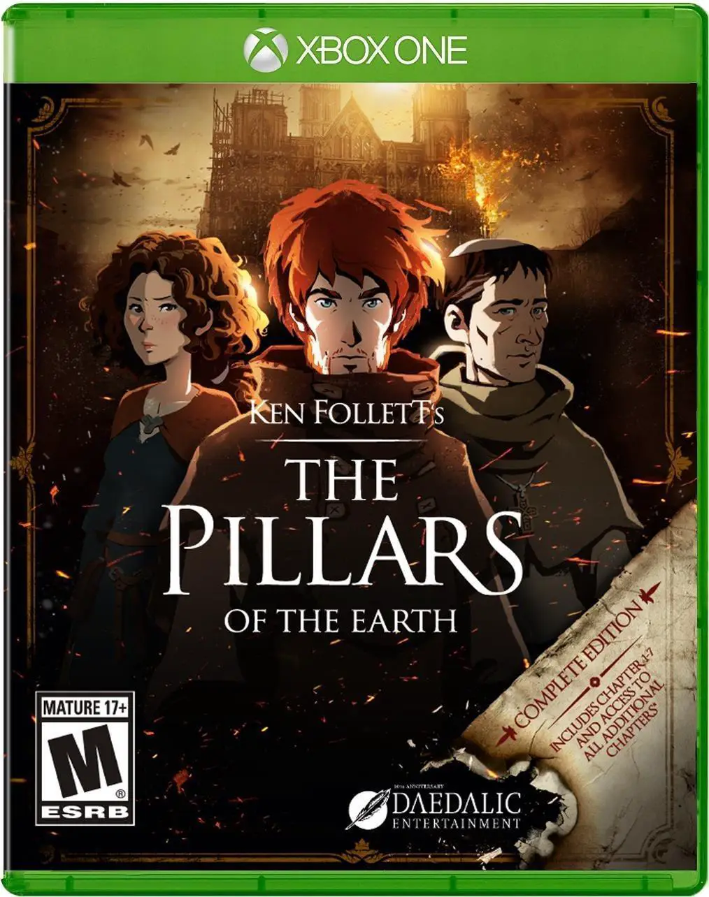 Capa de Ken Follett's The Pillars of the Earth