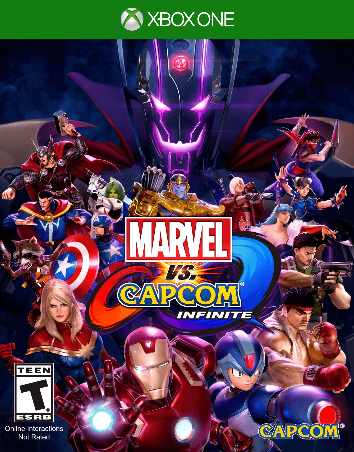Capa de Marvel vs. Capcom: Infinite
