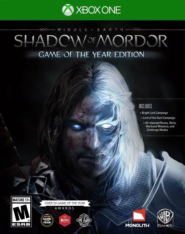Capa de Middle-earth: Shadow of Mordor [Game of the Year Edition]