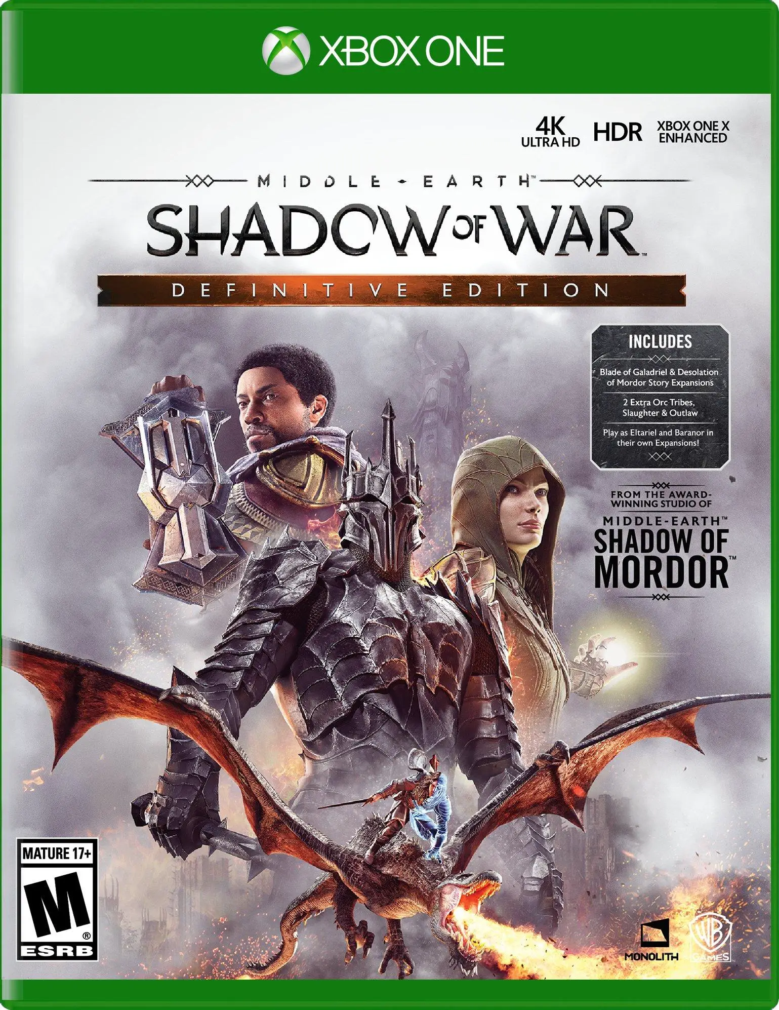 Capa de Middle-Earth: Shadow of War [Definitive Edition]