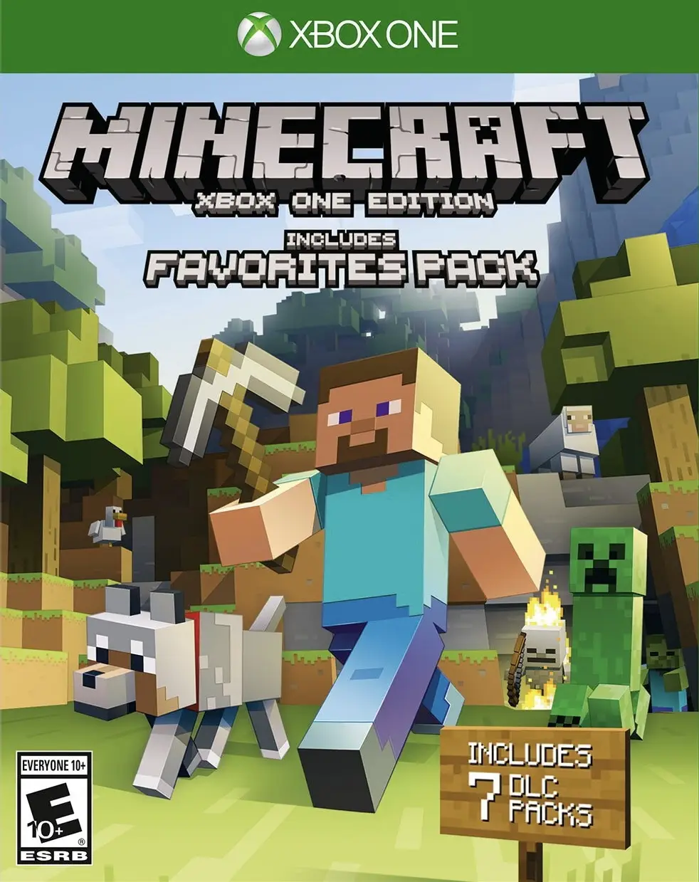 Capa de Minecraft: Xbox One Edition [Favorites Pack]