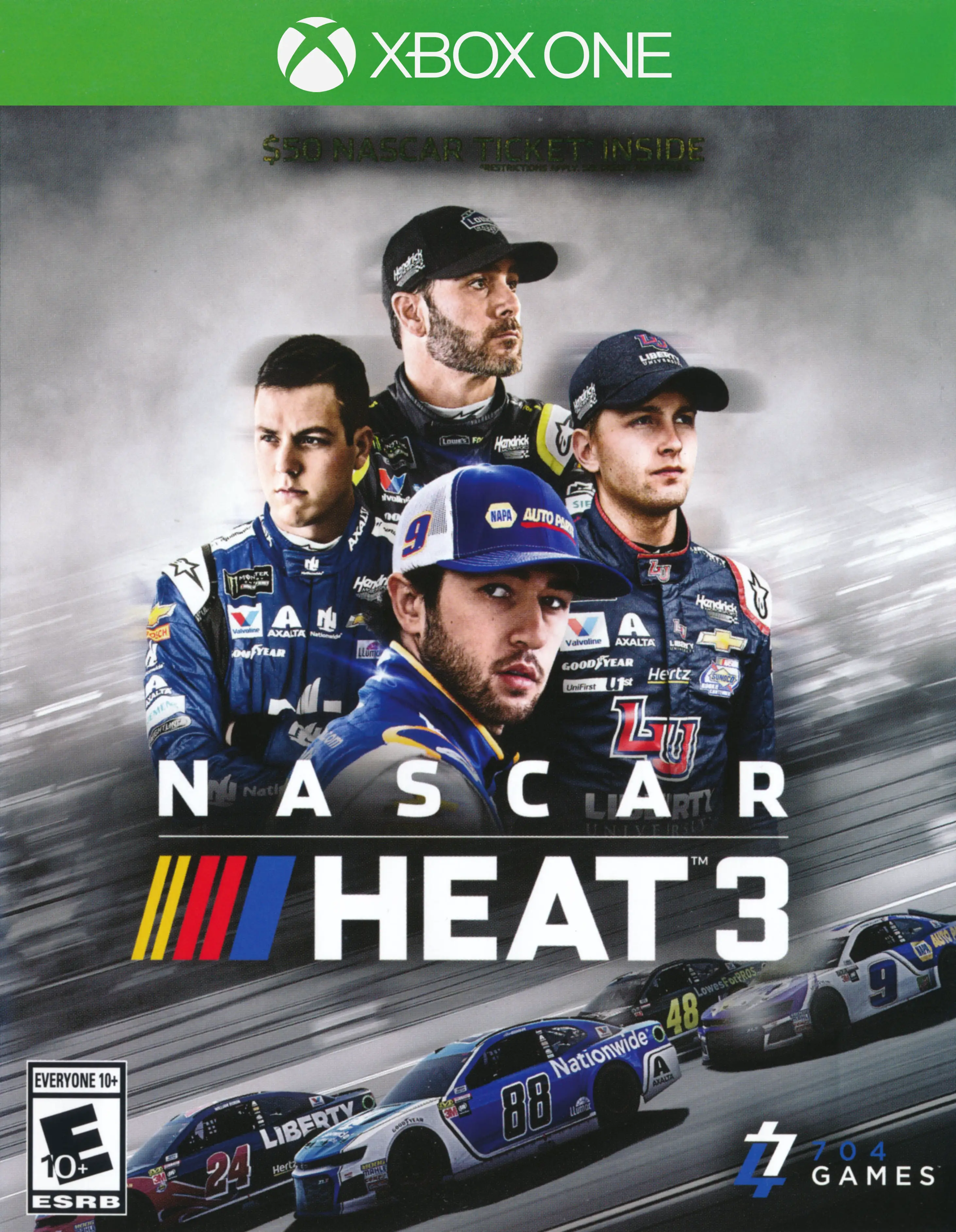 Capa de NASCAR Heat 3