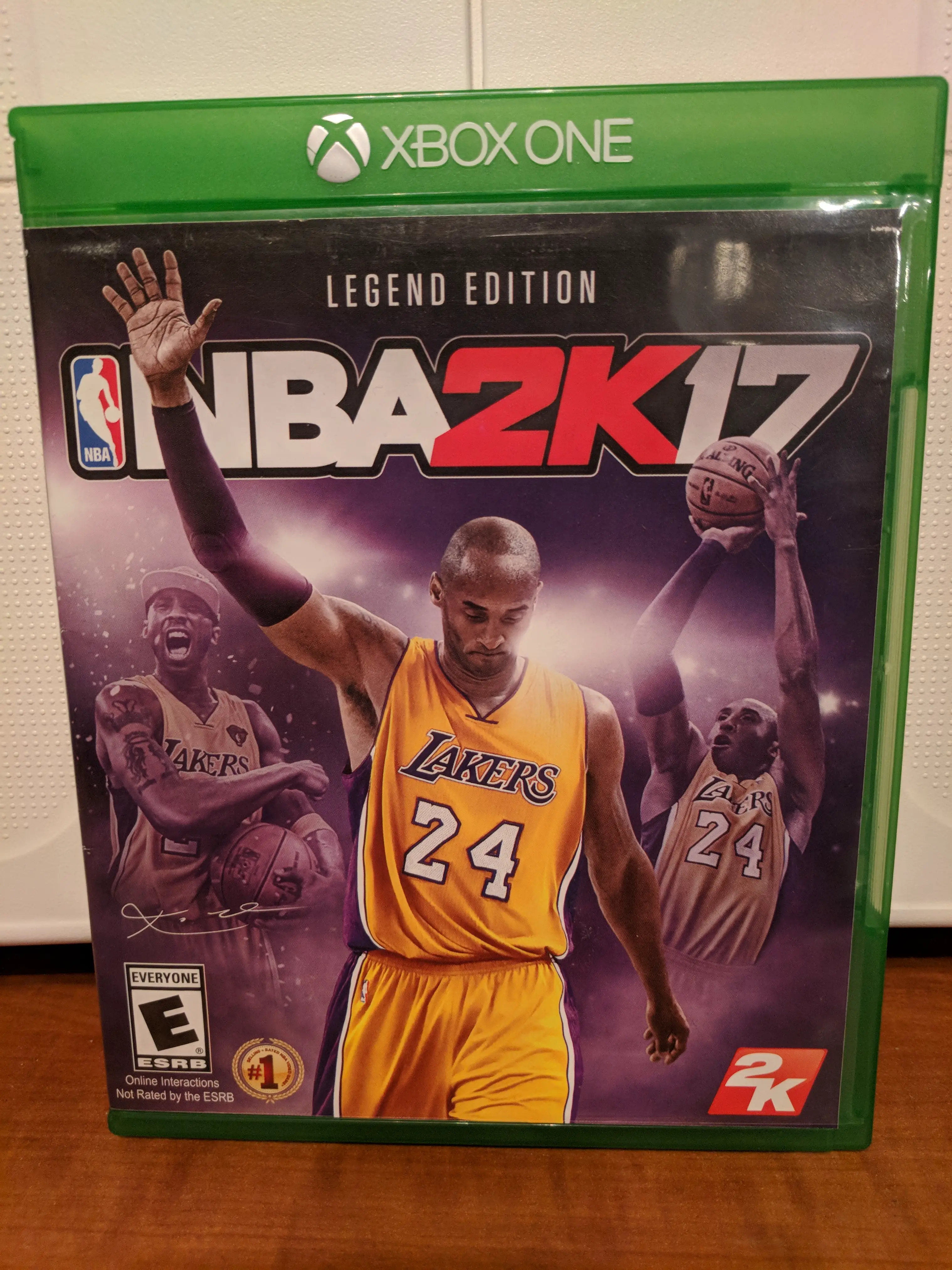Capa de NBA 2K17 Kobe Bryant Legend Edition