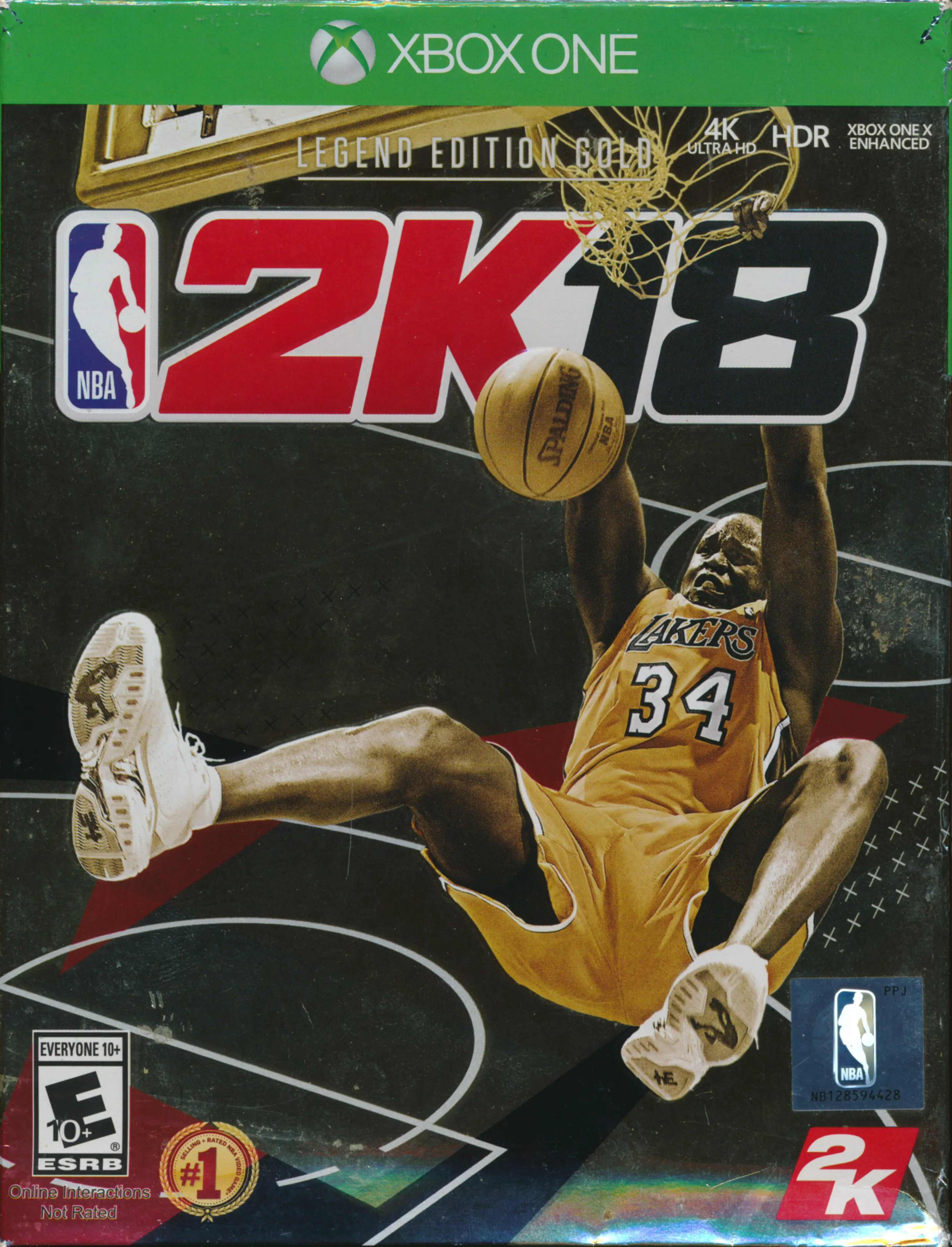 Capa de NBA 2K18 [Legend Edition Gold]