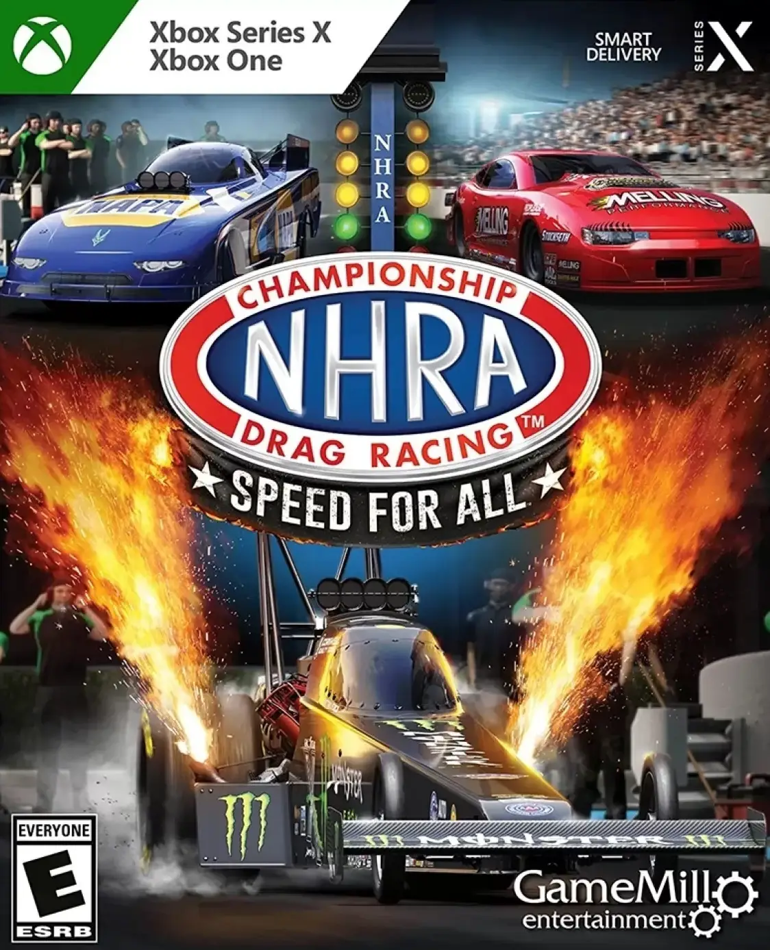 Capa de NHRA Championship Drag Racing: Speed For All