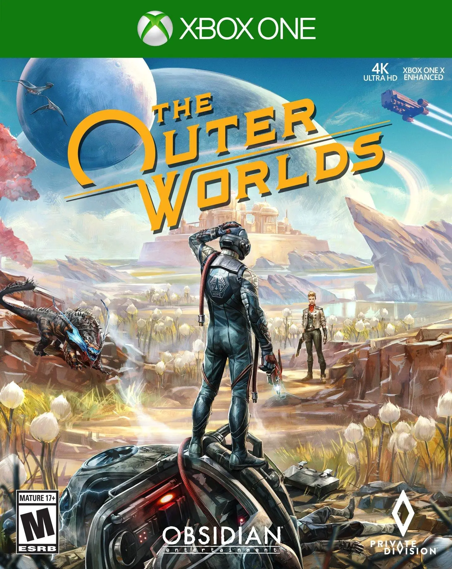 Capa de Outer Worlds