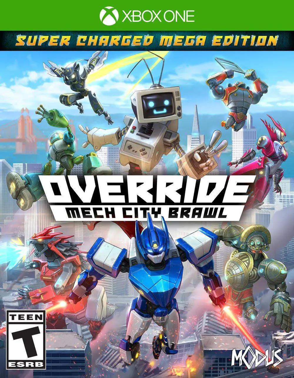 Capa de Override: Mech City Brawl