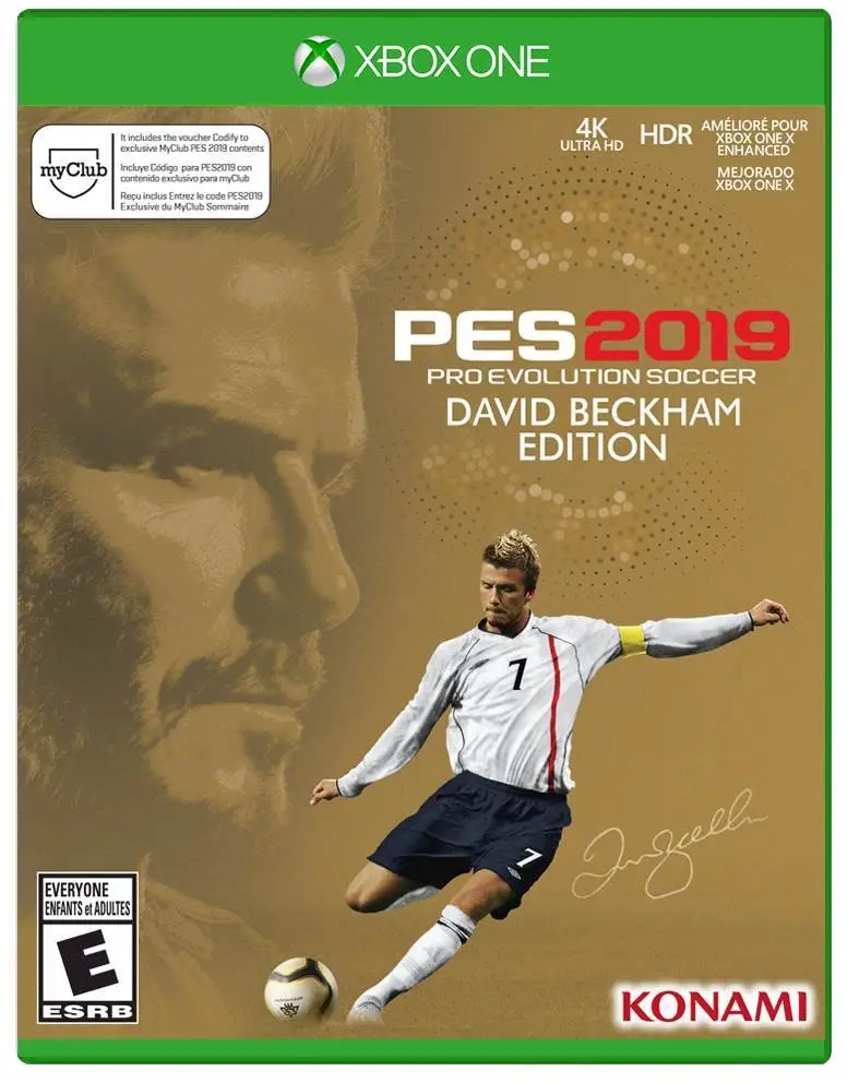 Capa de Pro Evolution Soccer 2019 [David Beckham Edition]