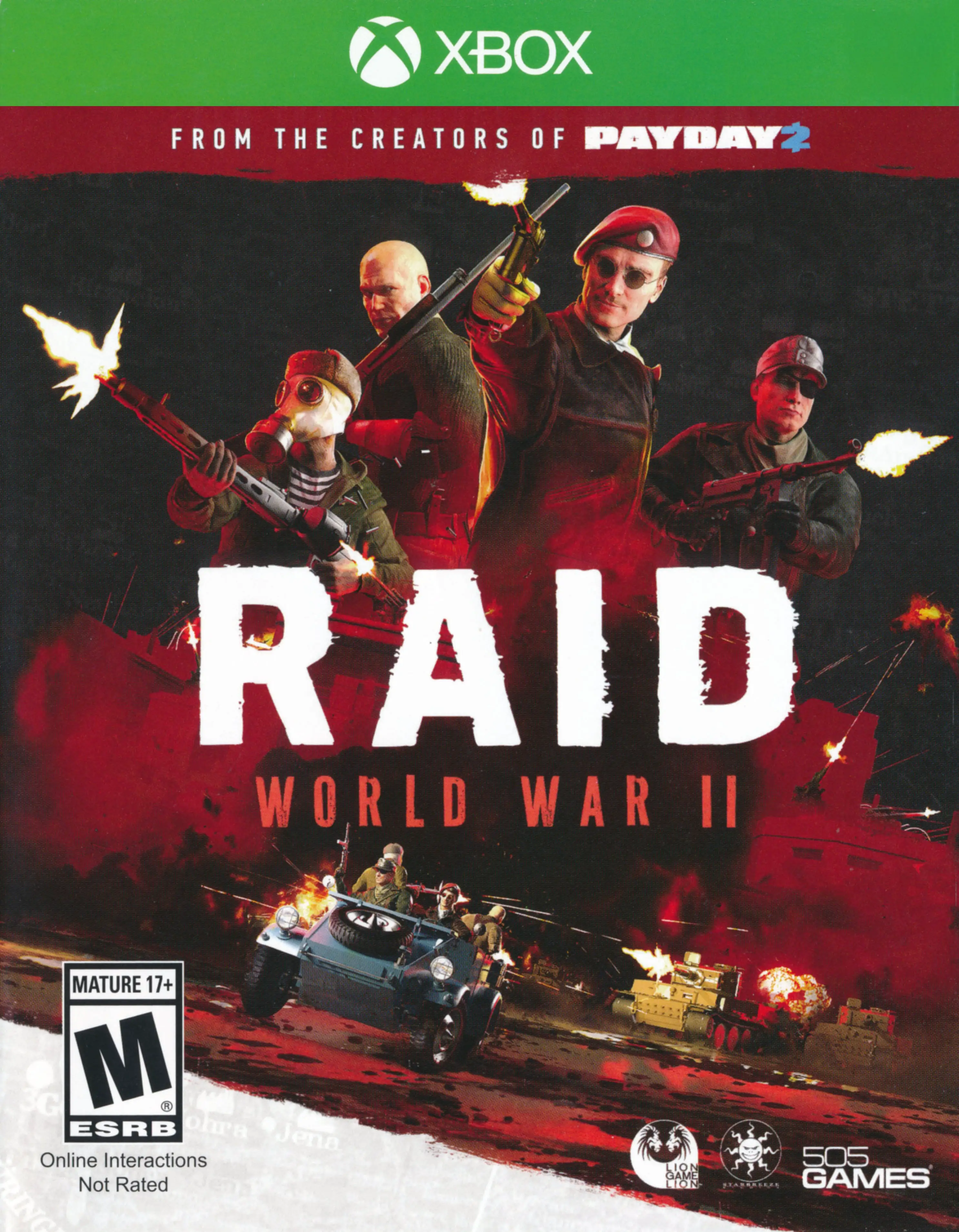 Capa de Raid: World War II