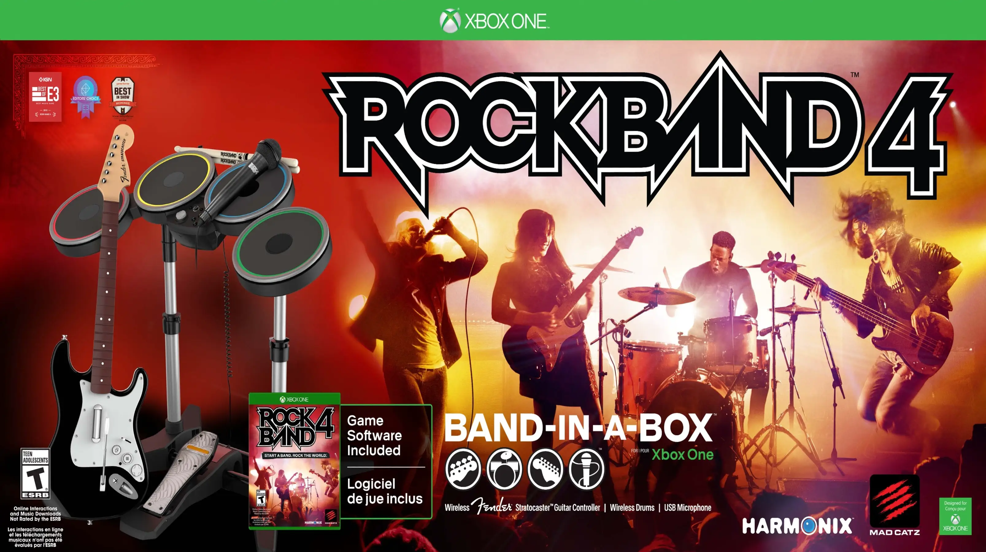 Capa de Rock Band 4 [Band-in-a-Box Bundle]