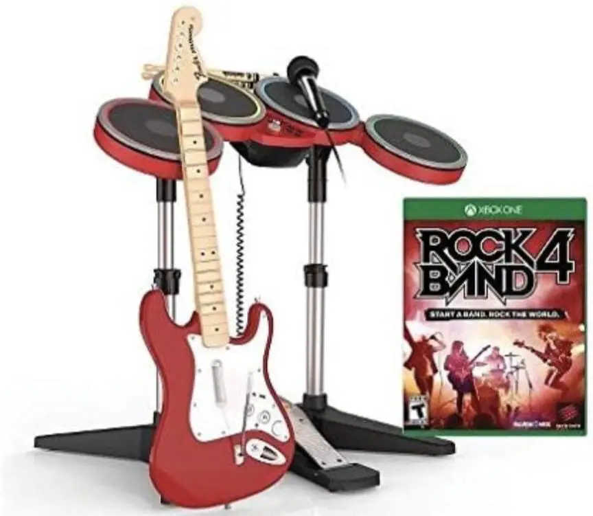 Capa de Rock Band 4 [RED Band In-A-Box Bundle]