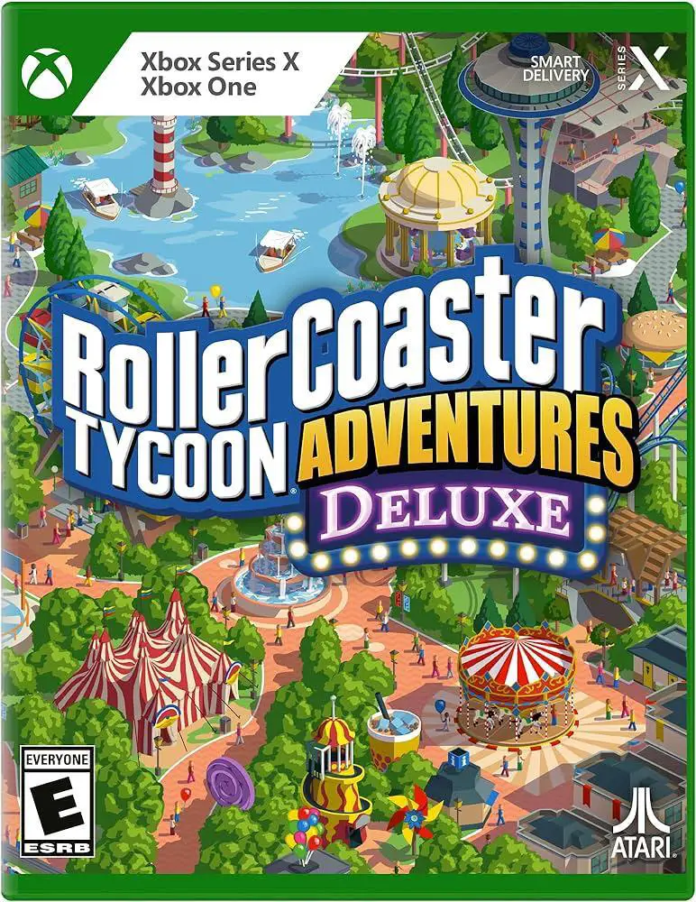 Capa de Roller Coaster Tycoon Adventures Deluxe
