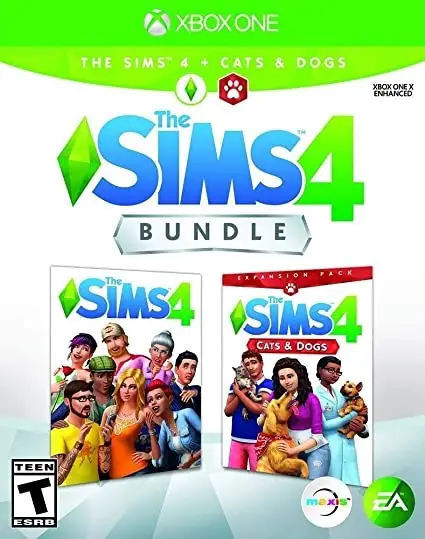 Capa de Sims 4 Bundle: The Sims 4 / The Sims 4: Cats & Dogs