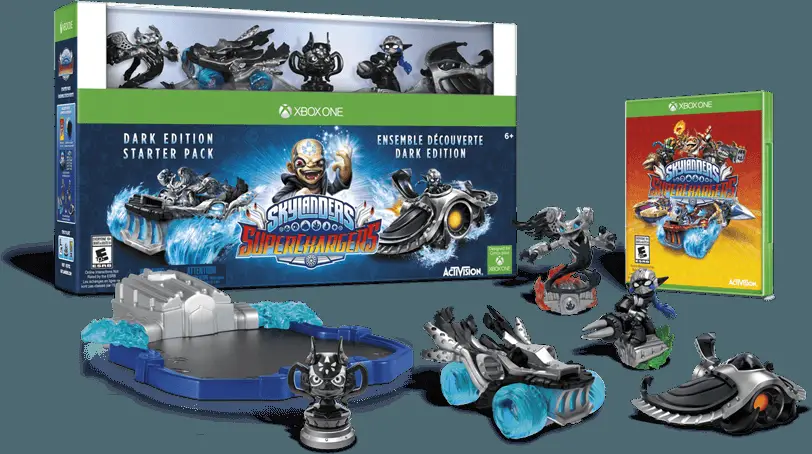 Capa de Skylanders SuperChargers [Dark Edition Starter Pack]