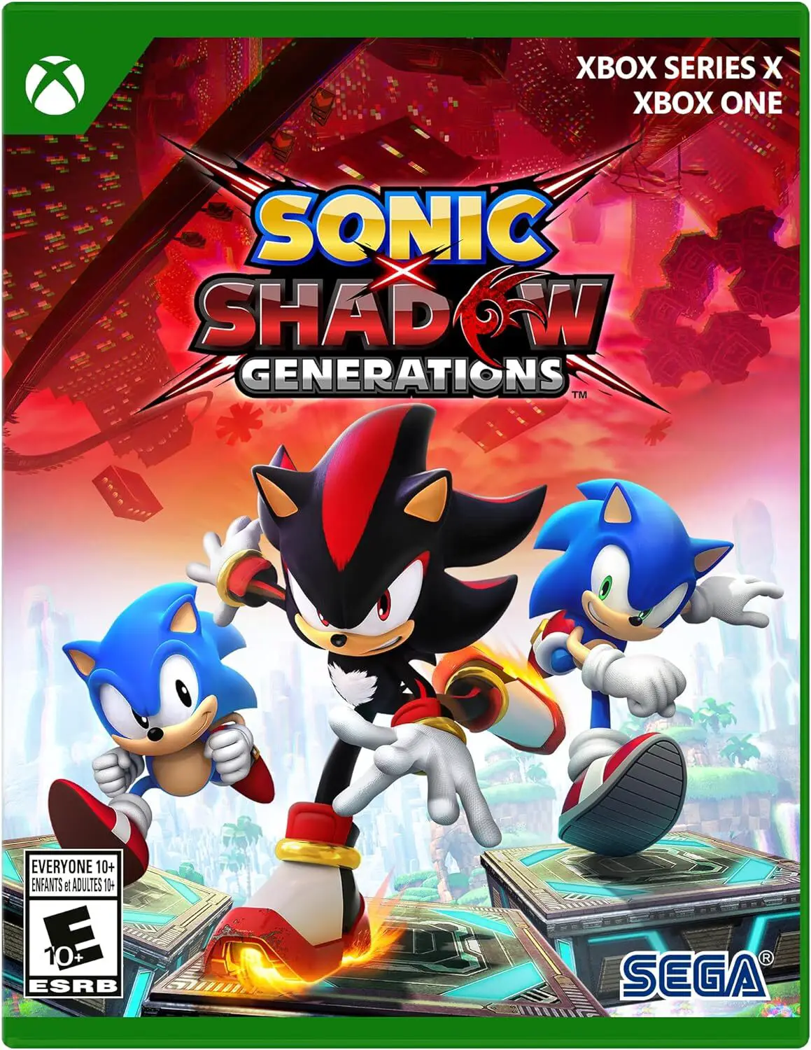 Capa de Sonic X Shadow Generations