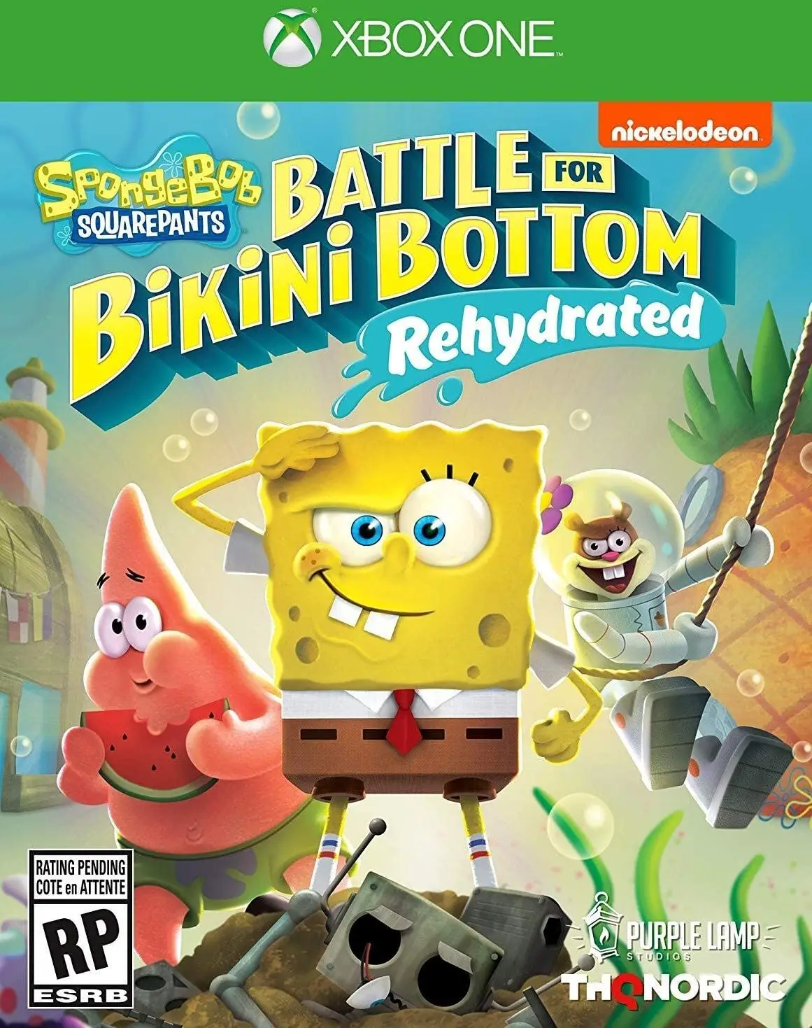 Capa de SpongeBob SquarePants: Battle for Bikini Bottom Rehydrated