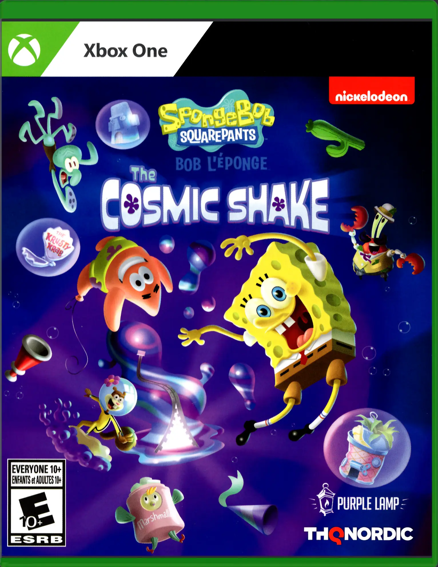 Capa de SpongeBob SquarePants: The Cosmic Shake