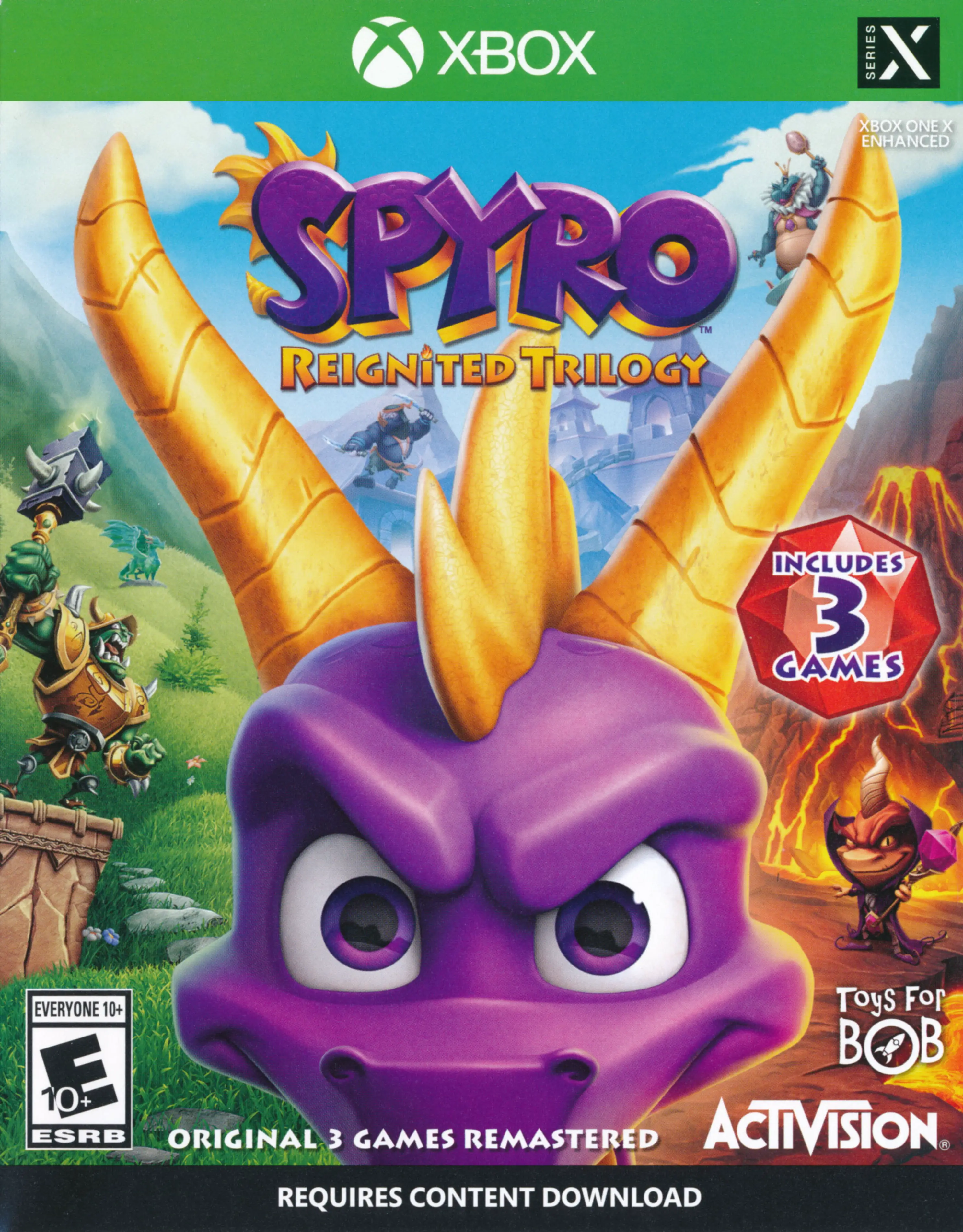 Capa de Spyro Reignited Trilogy