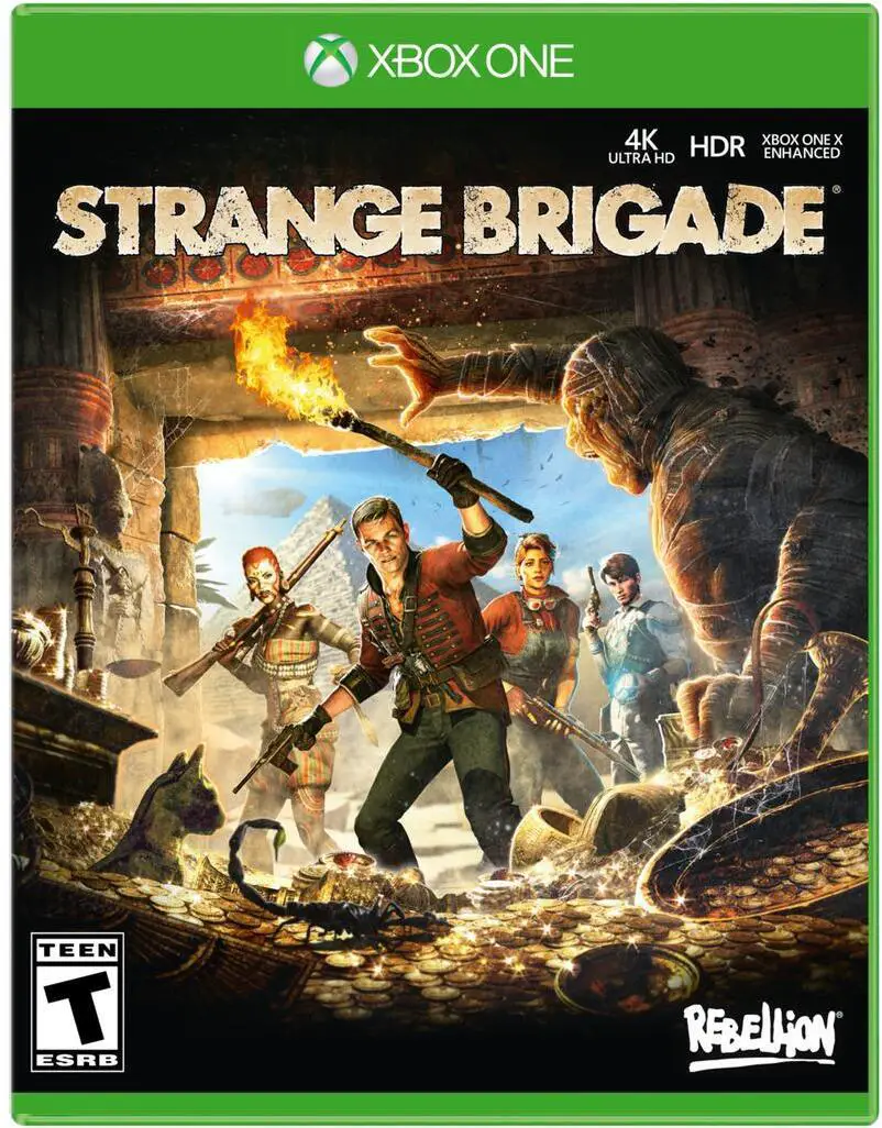 Capa de Strange Brigade