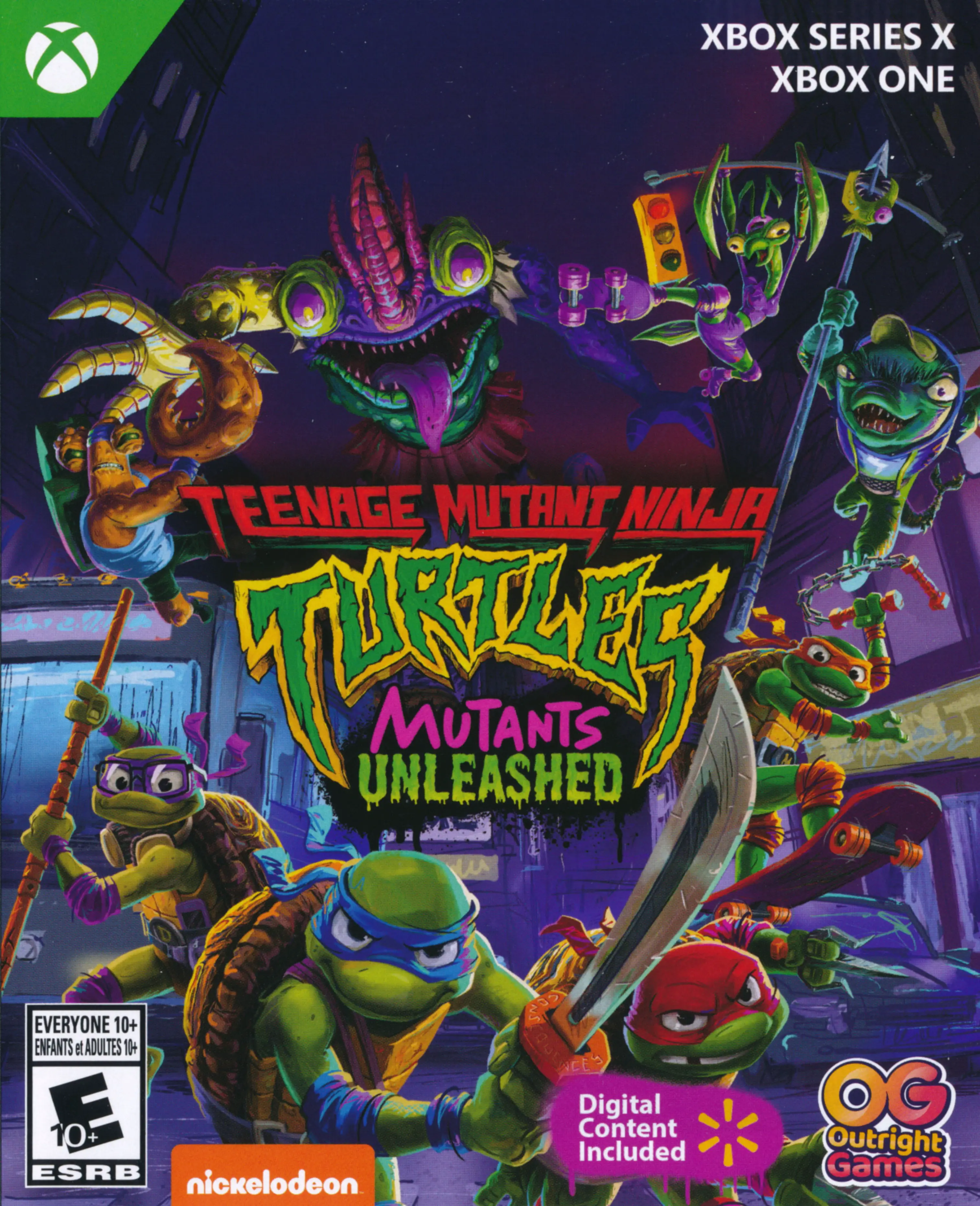 Capa de TMNT: Mutants Unleashed [Walmart Version]