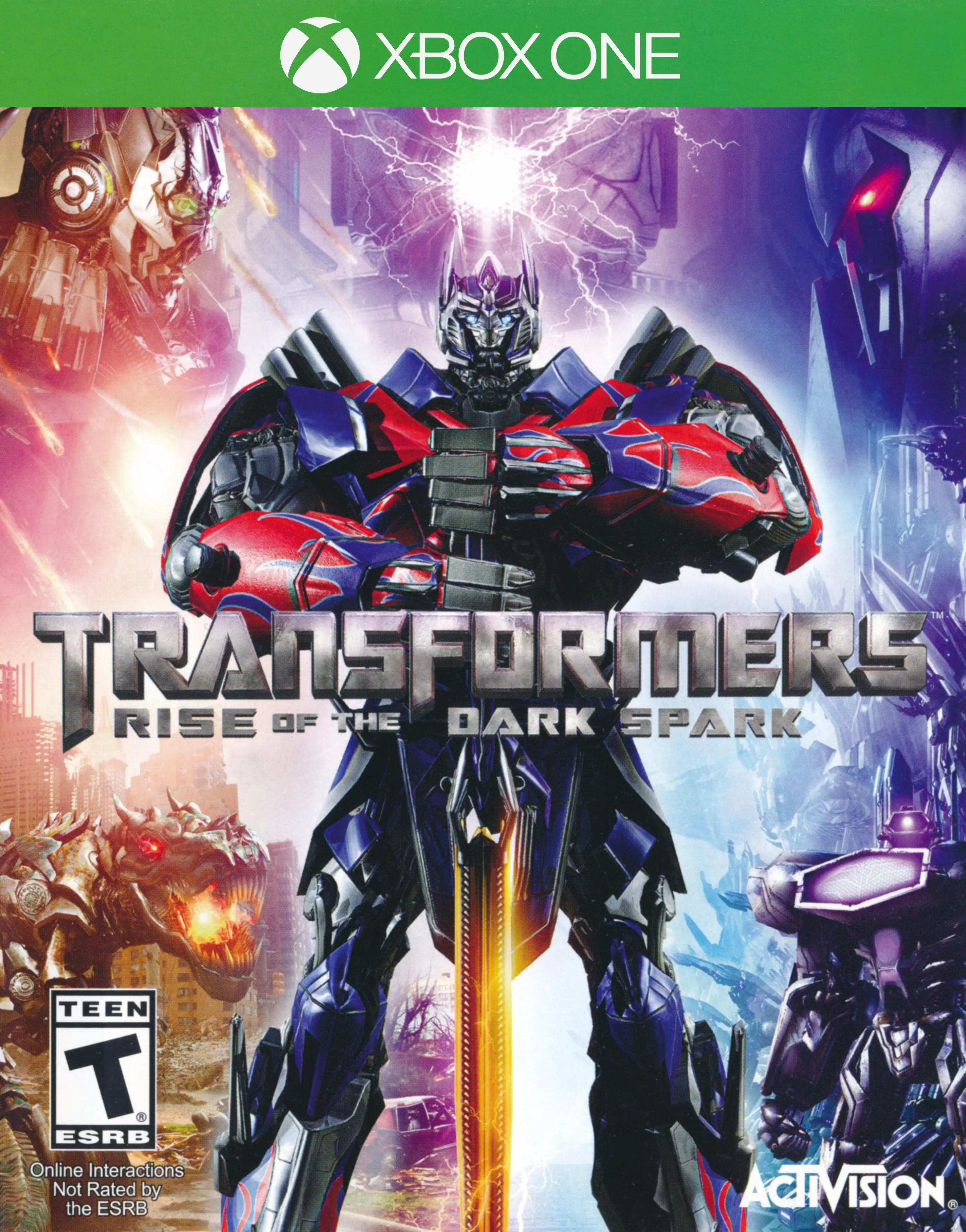 Capa de Transformers: Rise of the Dark Spark