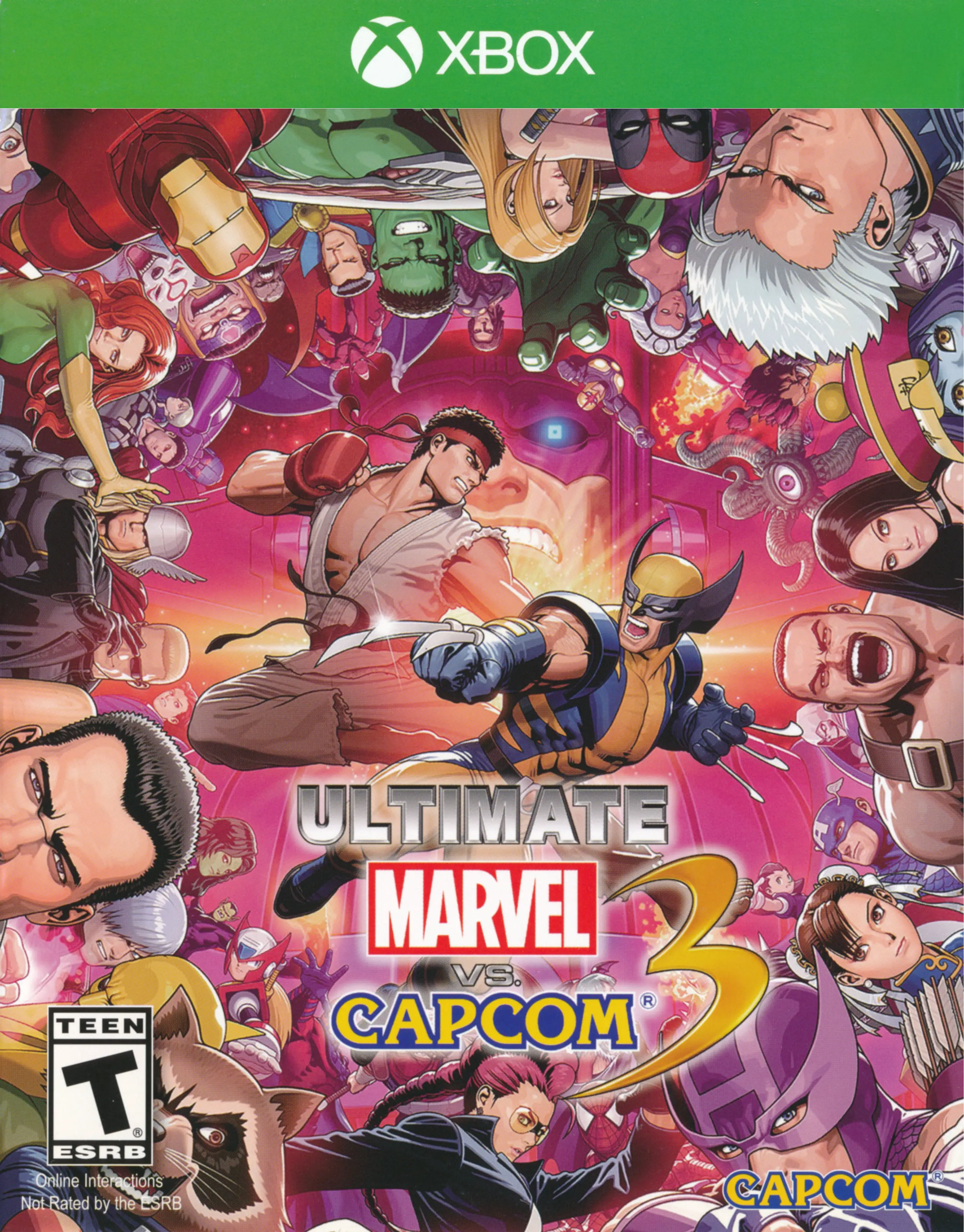 Capa de Ultimate Marvel vs. Capcom 3