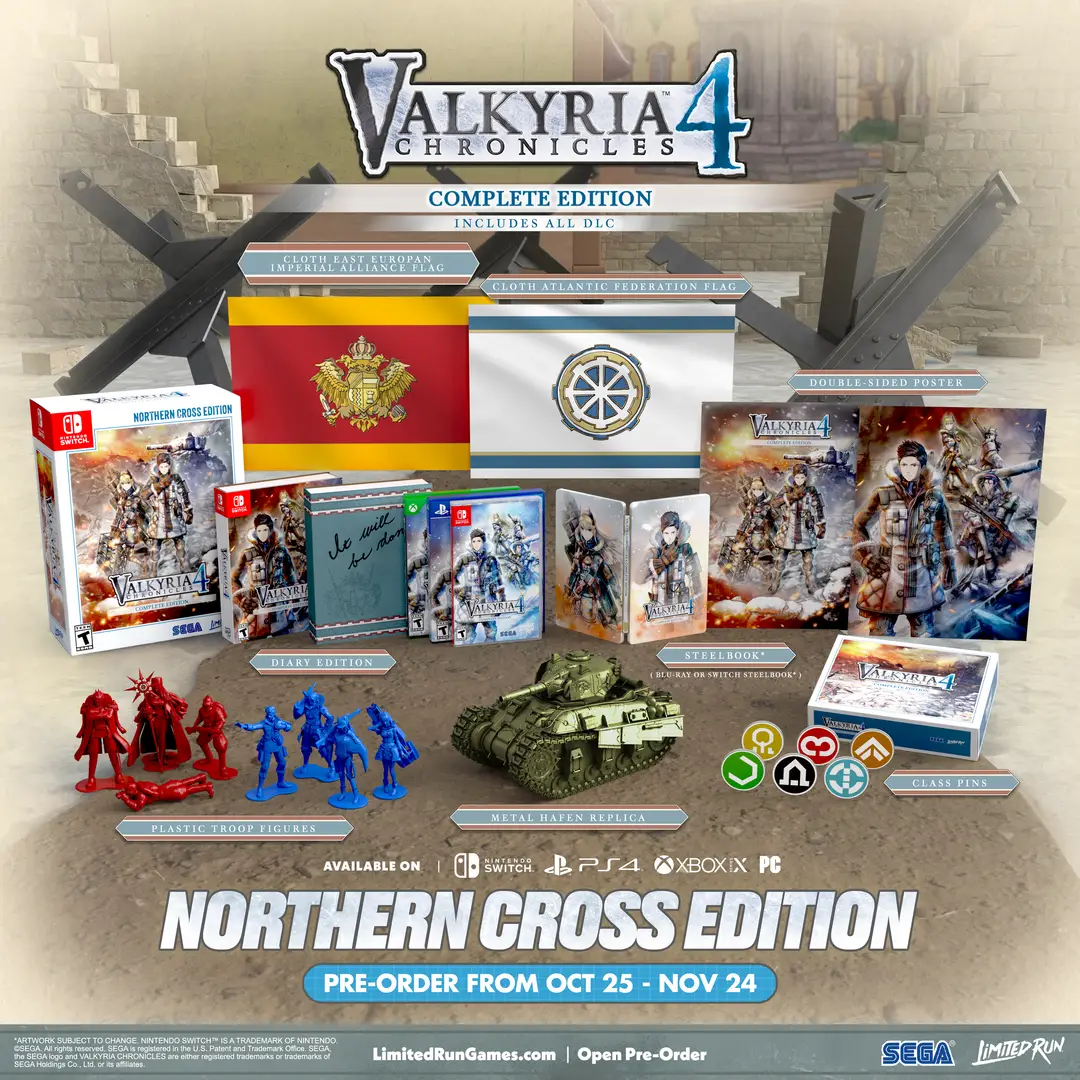 Capa de Valkyria Chronicles 4 Complete Edition [Northern Cross Edition]