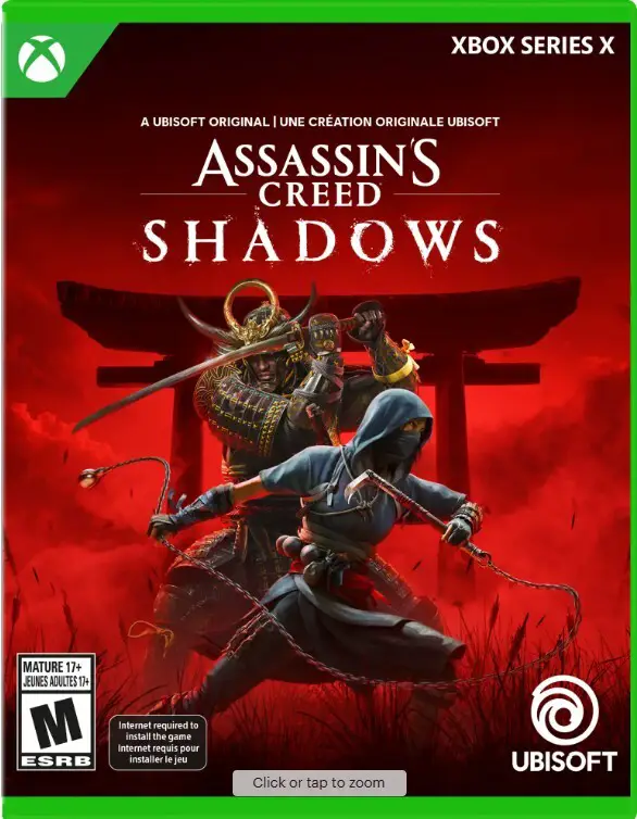Capa de Assassin’s Creed Shadows