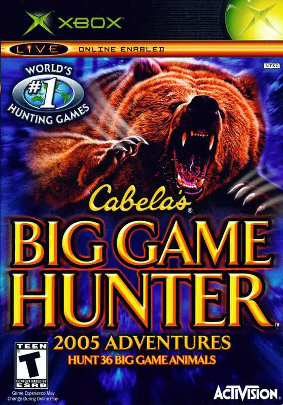 Capa de Cabela's Big Game Hunter 2005 Adventures